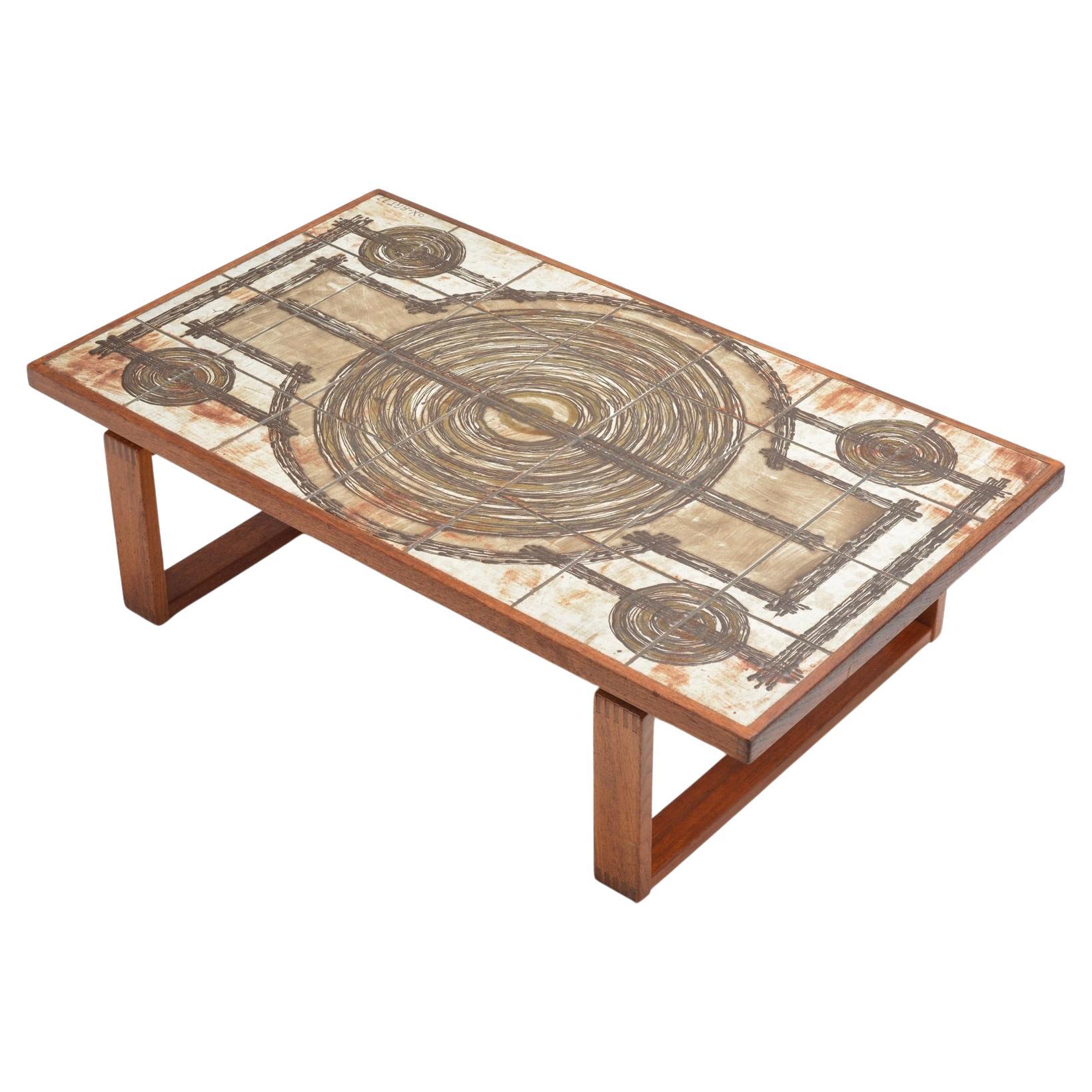 Divano o tavolino in teak danese di Ox Art in vendita