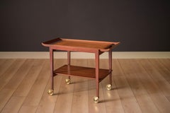 Dänischer Barwagen aus Teakholz von Peter Hvidt & Orla Mlgaard-Nielsen