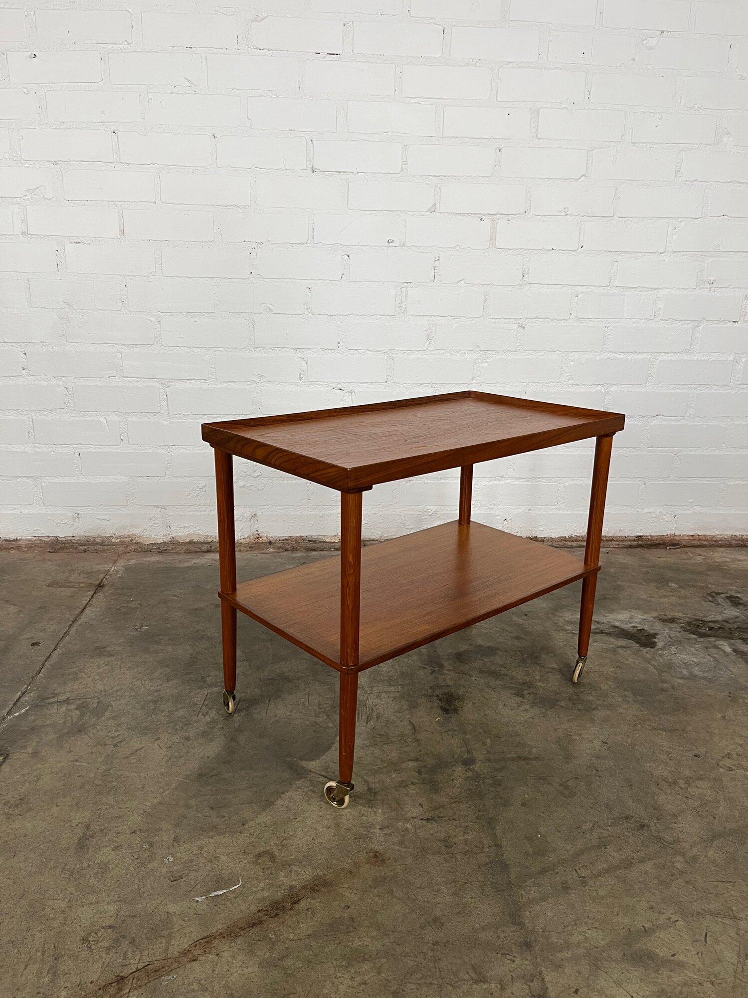 Danish Teak Bar Cart 3