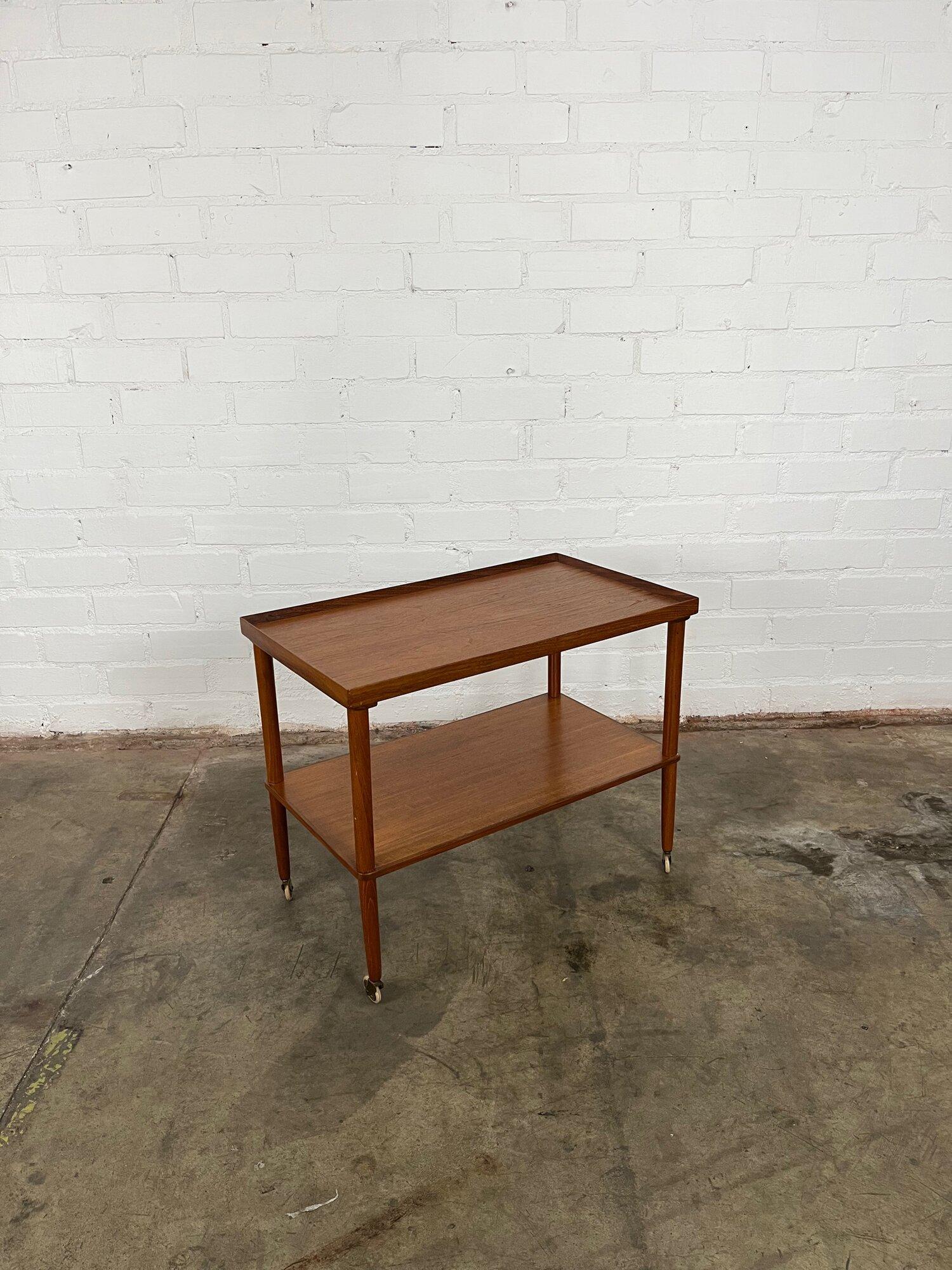 American Danish Teak Bar Cart