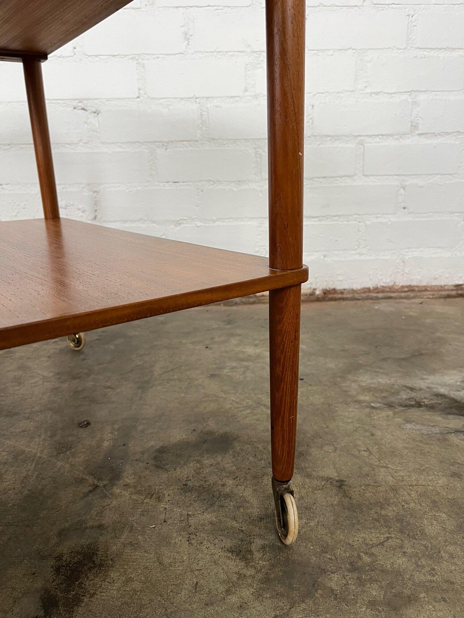 20th Century Danish Teak Bar Cart