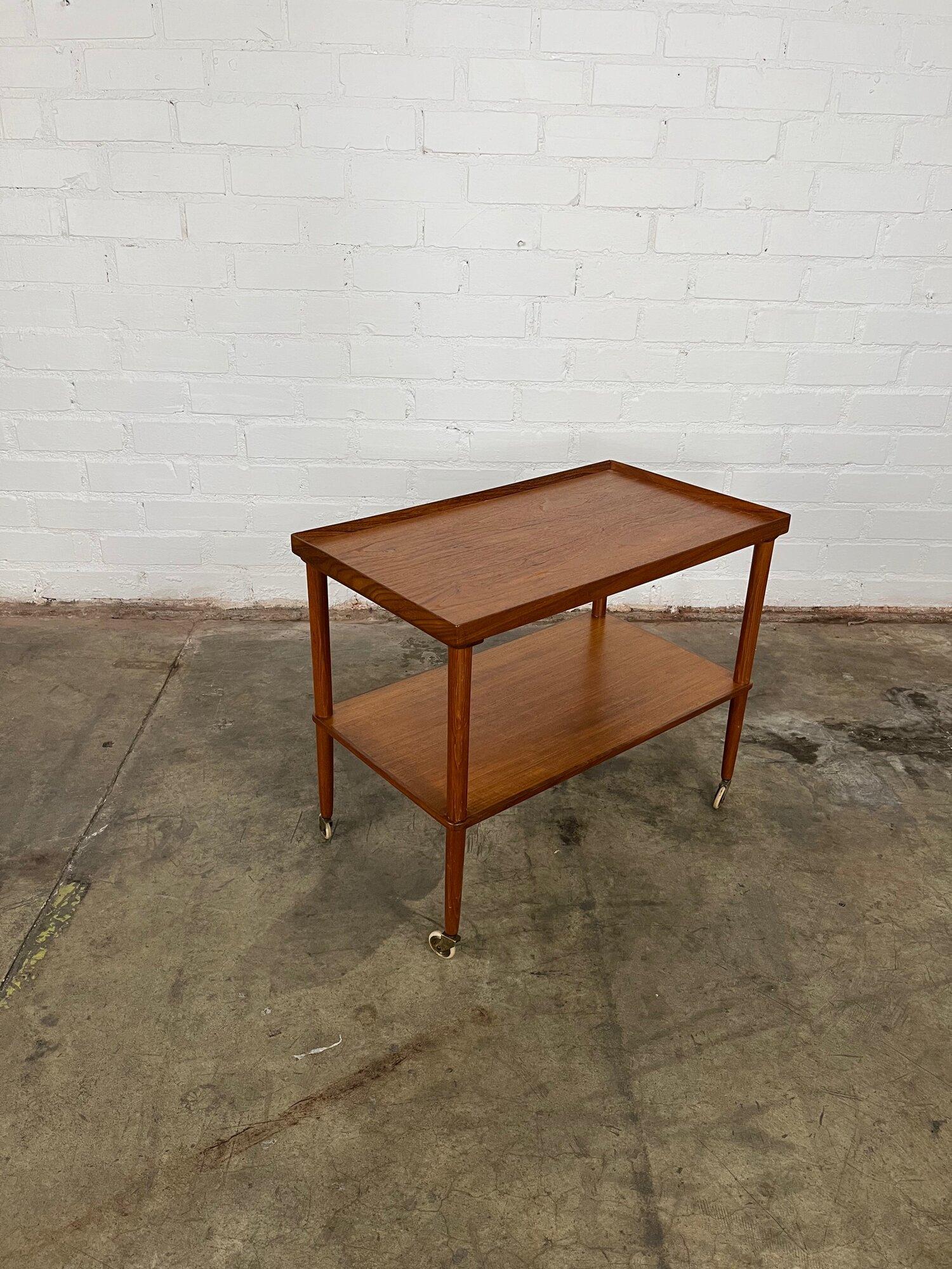 Danish Teak Bar Cart 2