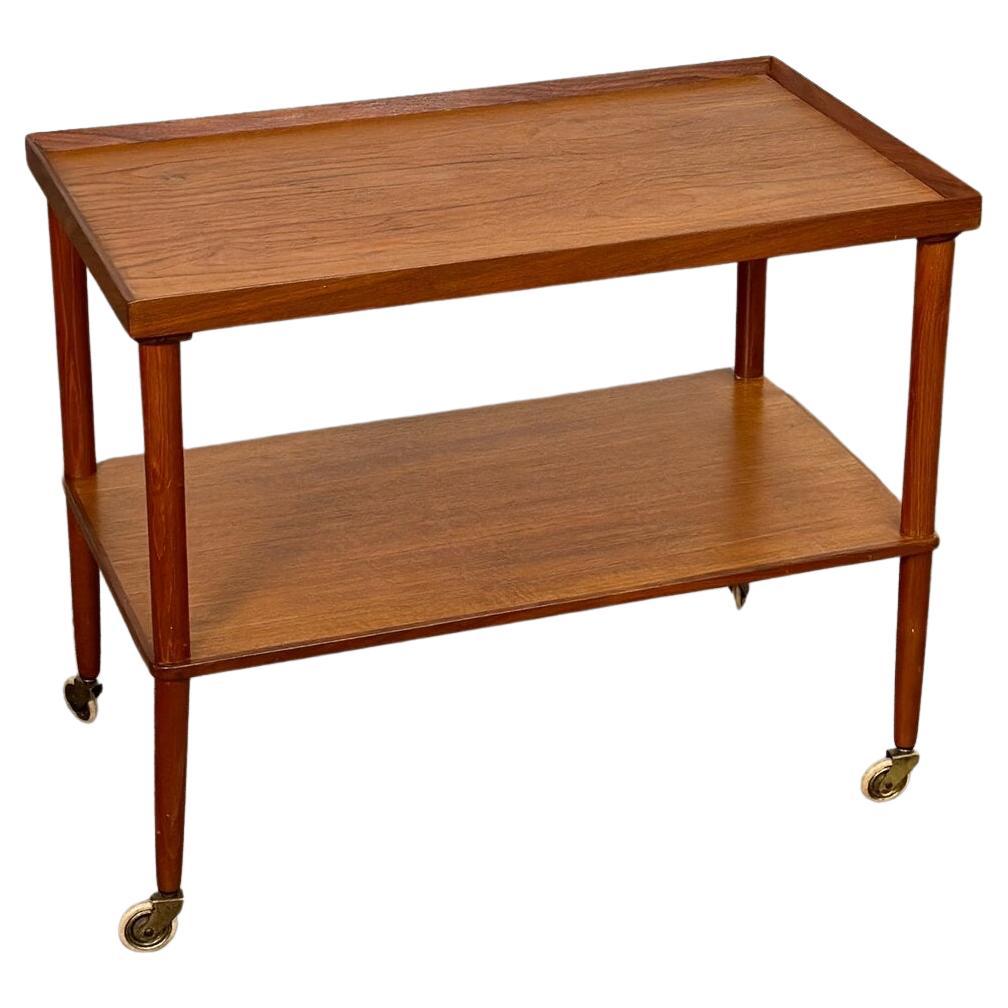 Danish Teak Bar Cart