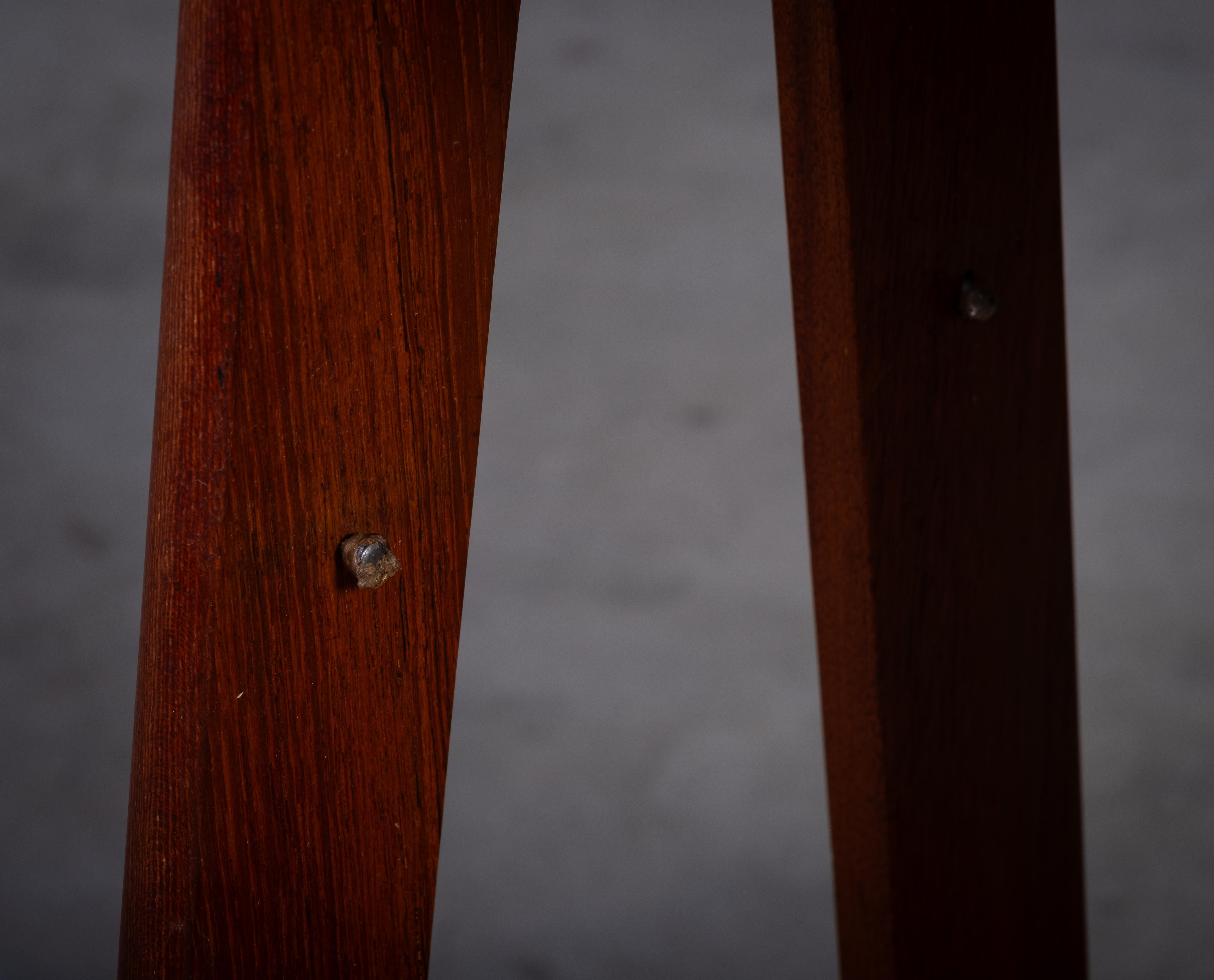 Danish Teak Bar / Serving Trolley with Champagne Bucket, 1960s For Sale 6