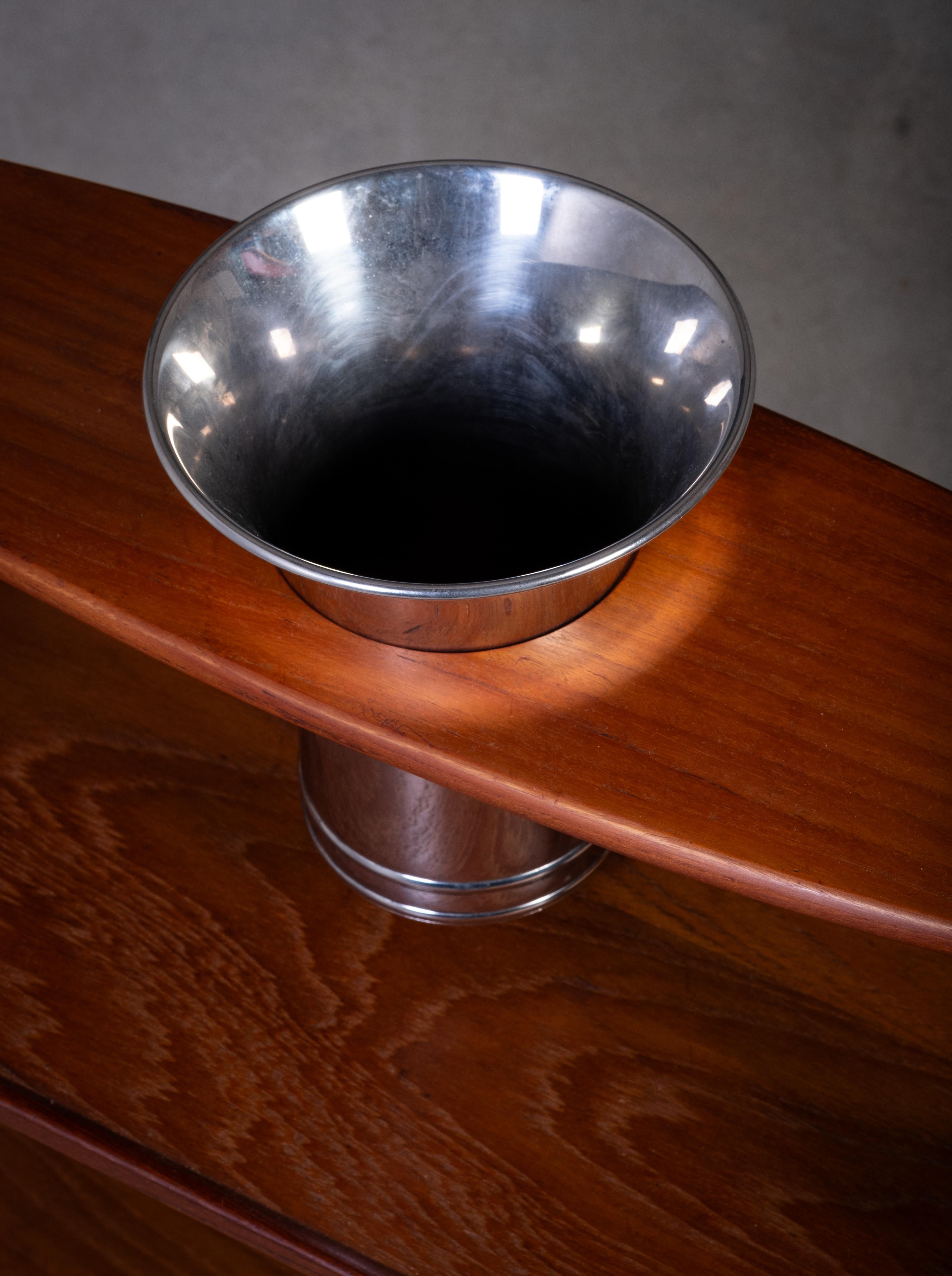 Danish Teak Bar / Serving Trolley with Champagne Bucket, 1960s For Sale 1