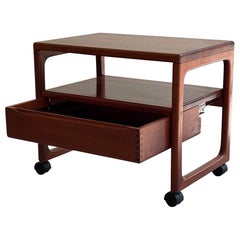 Carrello bar danese in teak di Peter Brink per BR Møbler Gelsted, Danimarca, anni '60