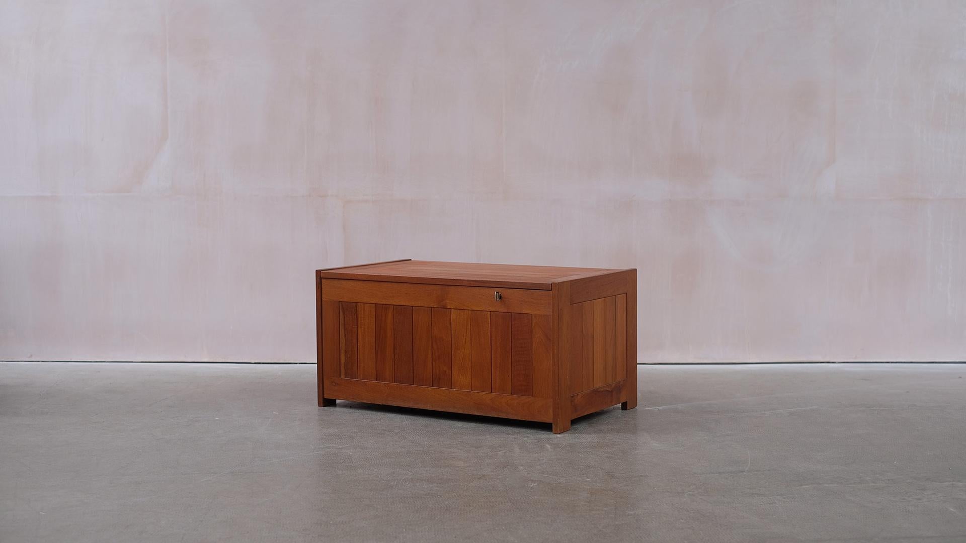 Scandinavian Modern Danish Teak Blanket Box by Randers