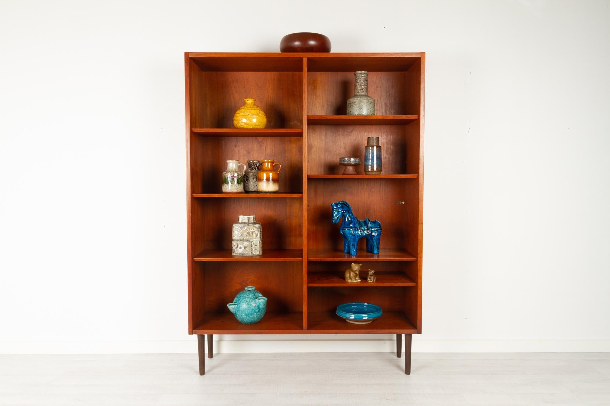 Danish Teak Bookcase 1960s 8