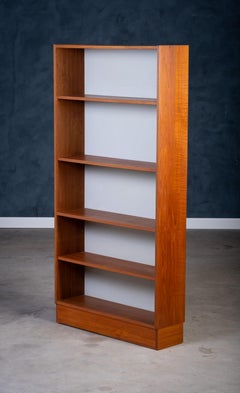 Bibliothèque danoise en teck par Domino, années 1960