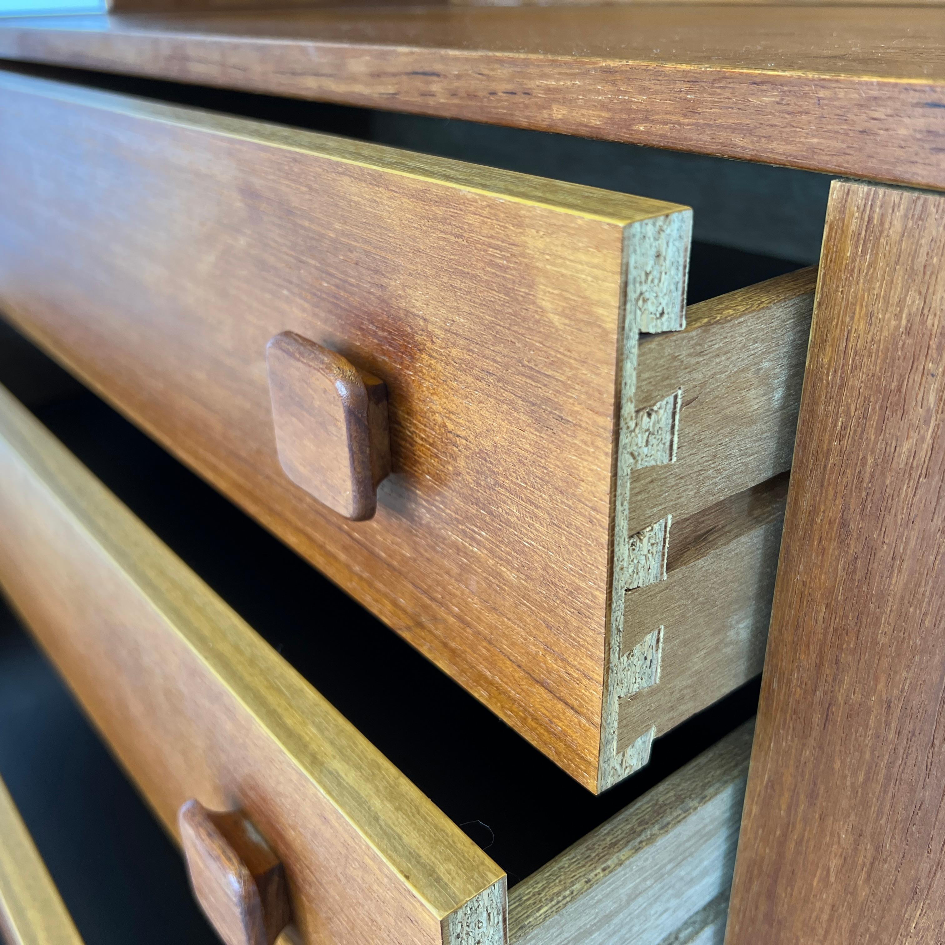Mobile libreria danese in teak in vendita 2