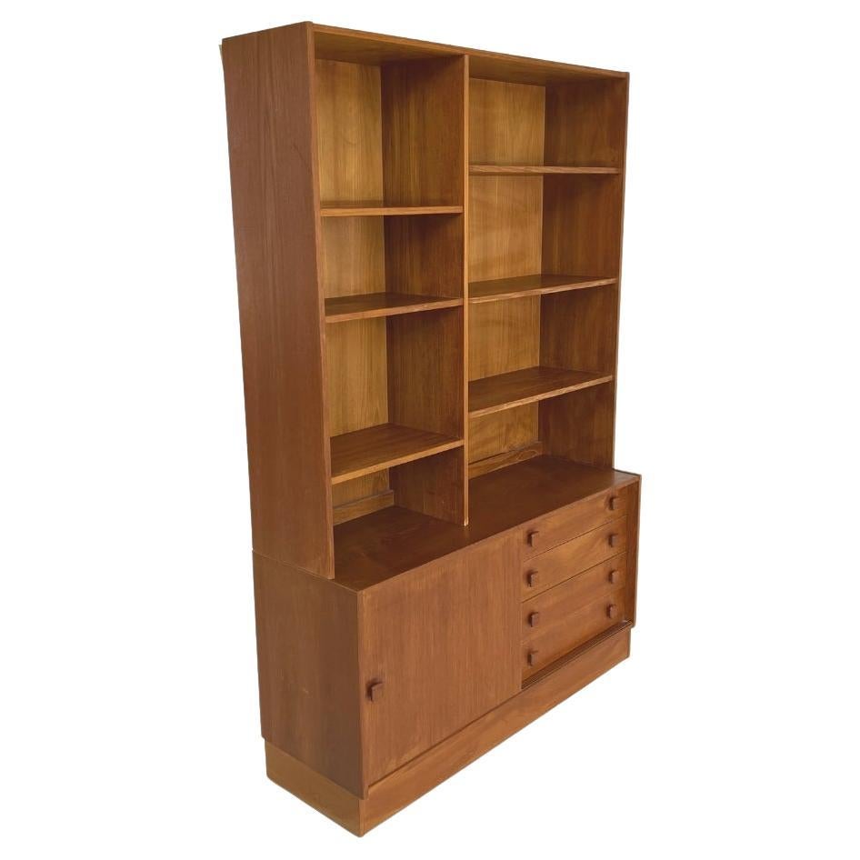 Mobile libreria danese in teak in vendita