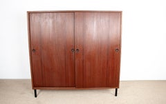 Danish teak bookcase/closed shelving unit by Børge Mogensen/Karl Andersson 1960.