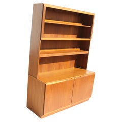Danish Teak Bookcase with Cabinet