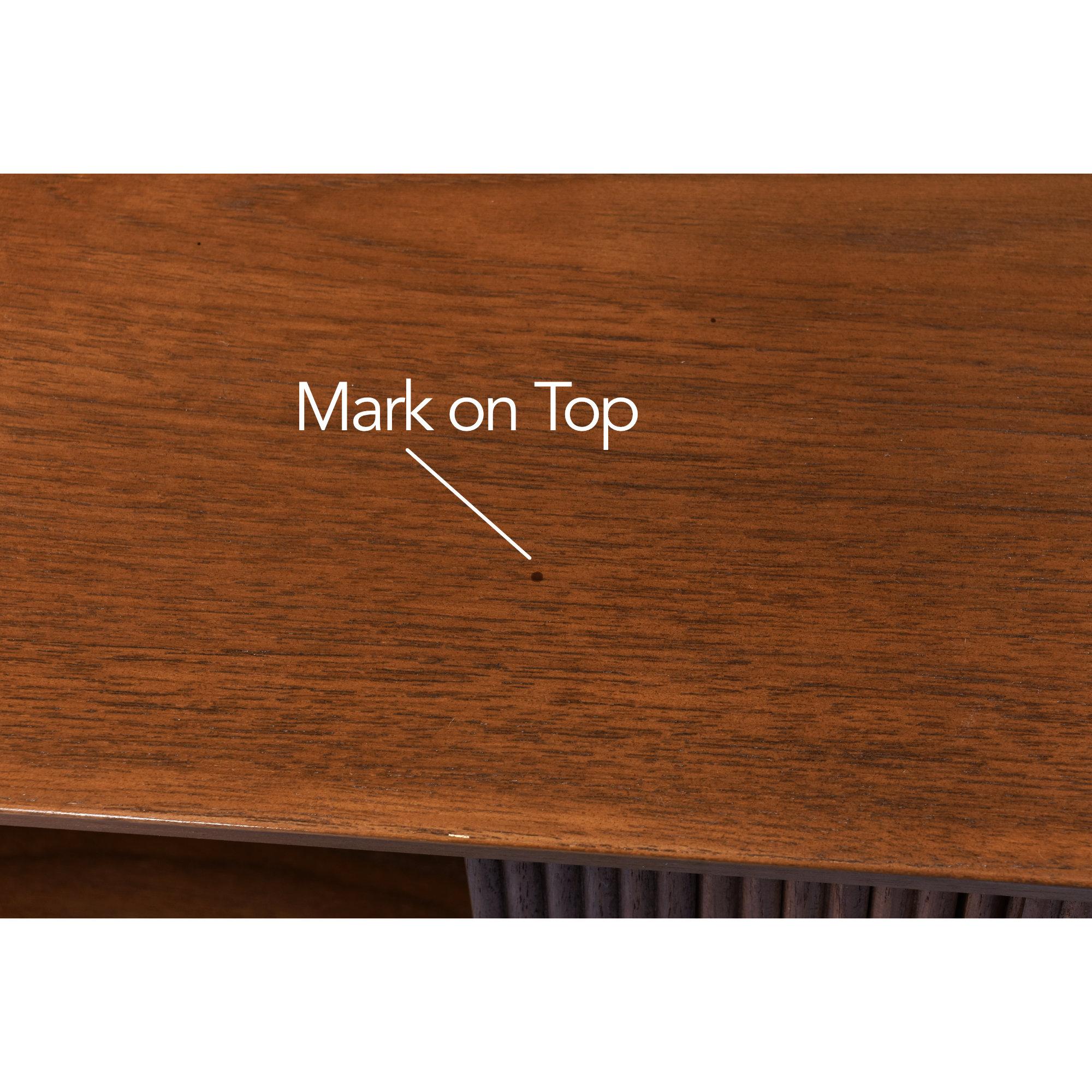 Armadio danese in teak con ante a tamburo di Lyby Mobler in vendita 7