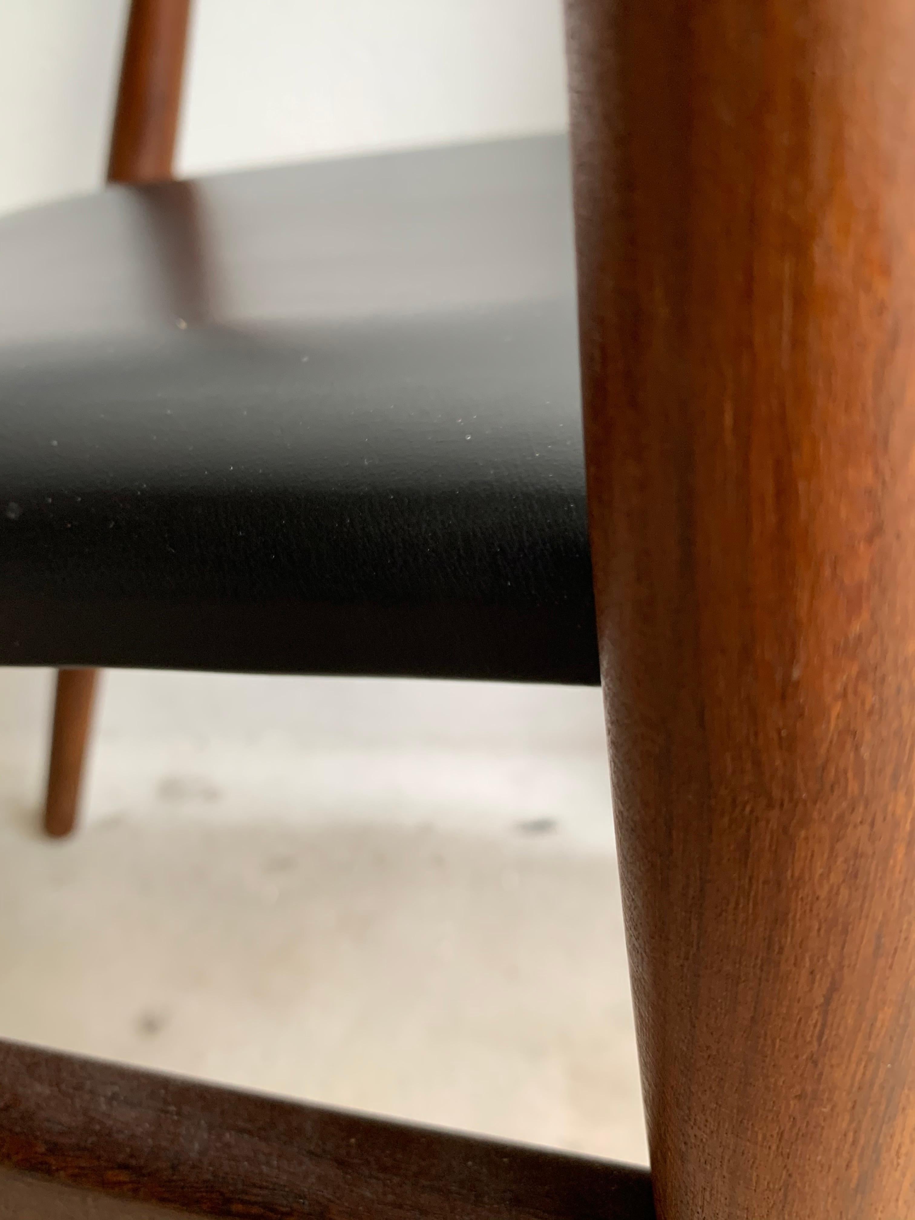 20th Century Scandinavian Modern Black Teak Chair from Farstrup Møbler, 1960s 2