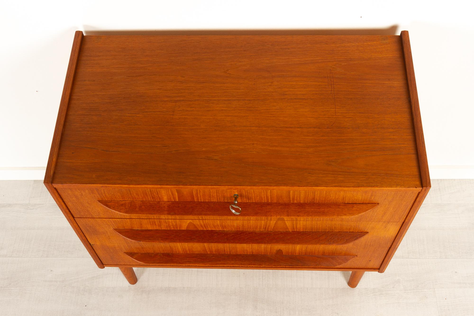 Danish Teak Chest of Drawers, 1960s 8