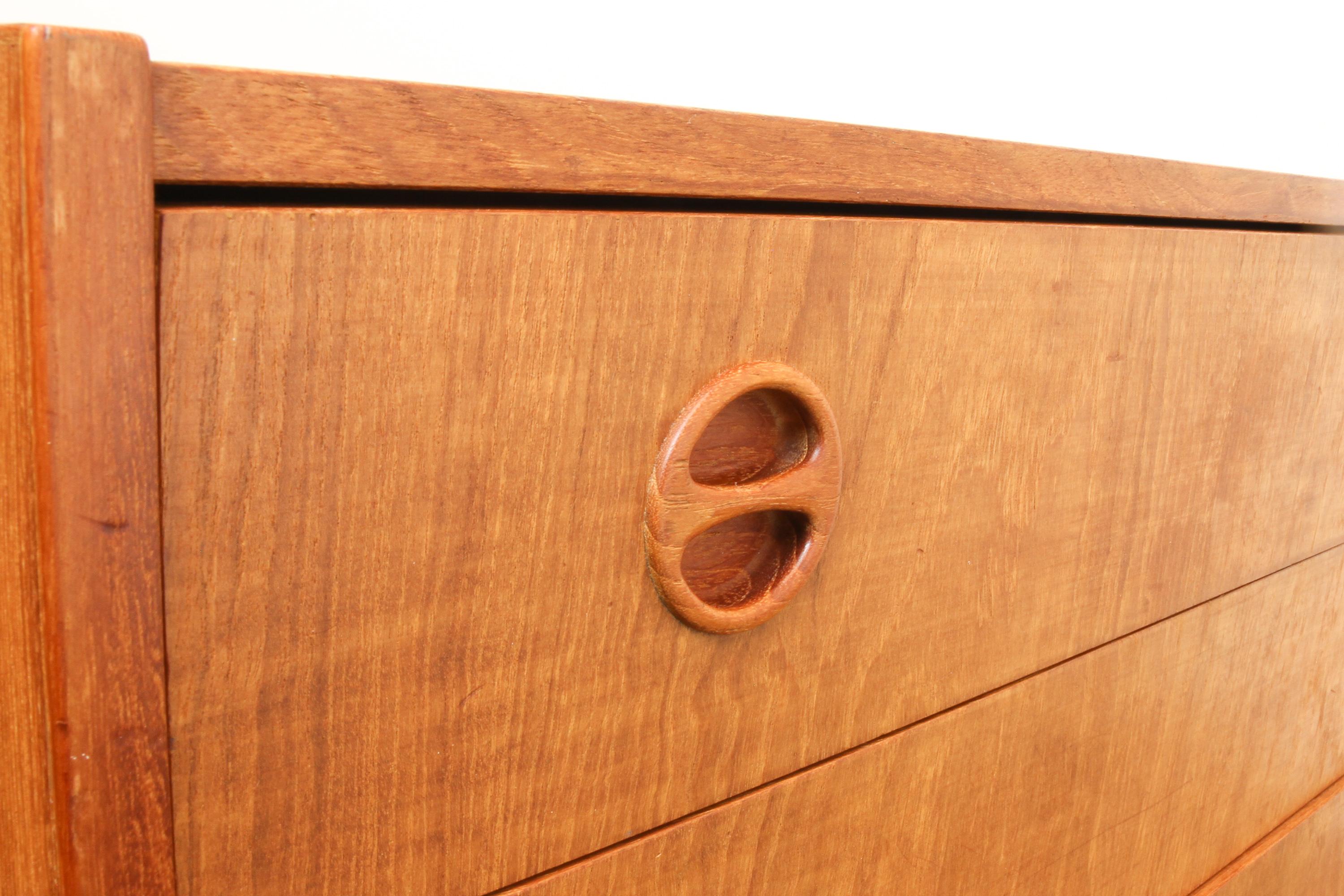 Danish Teak Chest of Drawers, 1960s 1