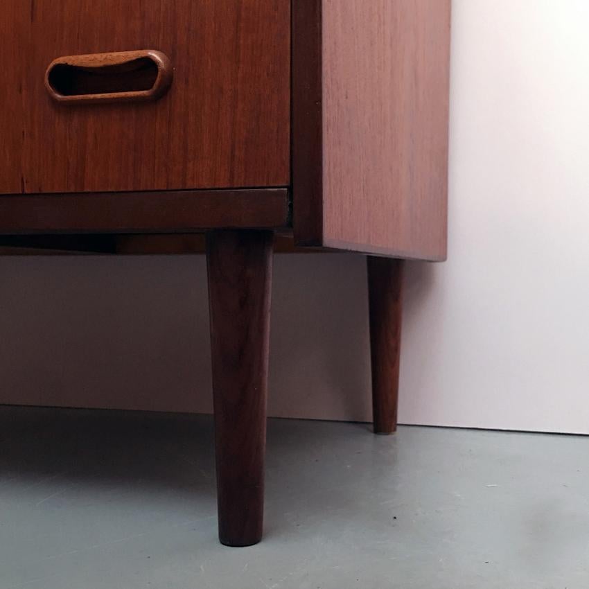 Danish Teak Chest of Drawers, 1960s In Excellent Condition In MIlano, IT