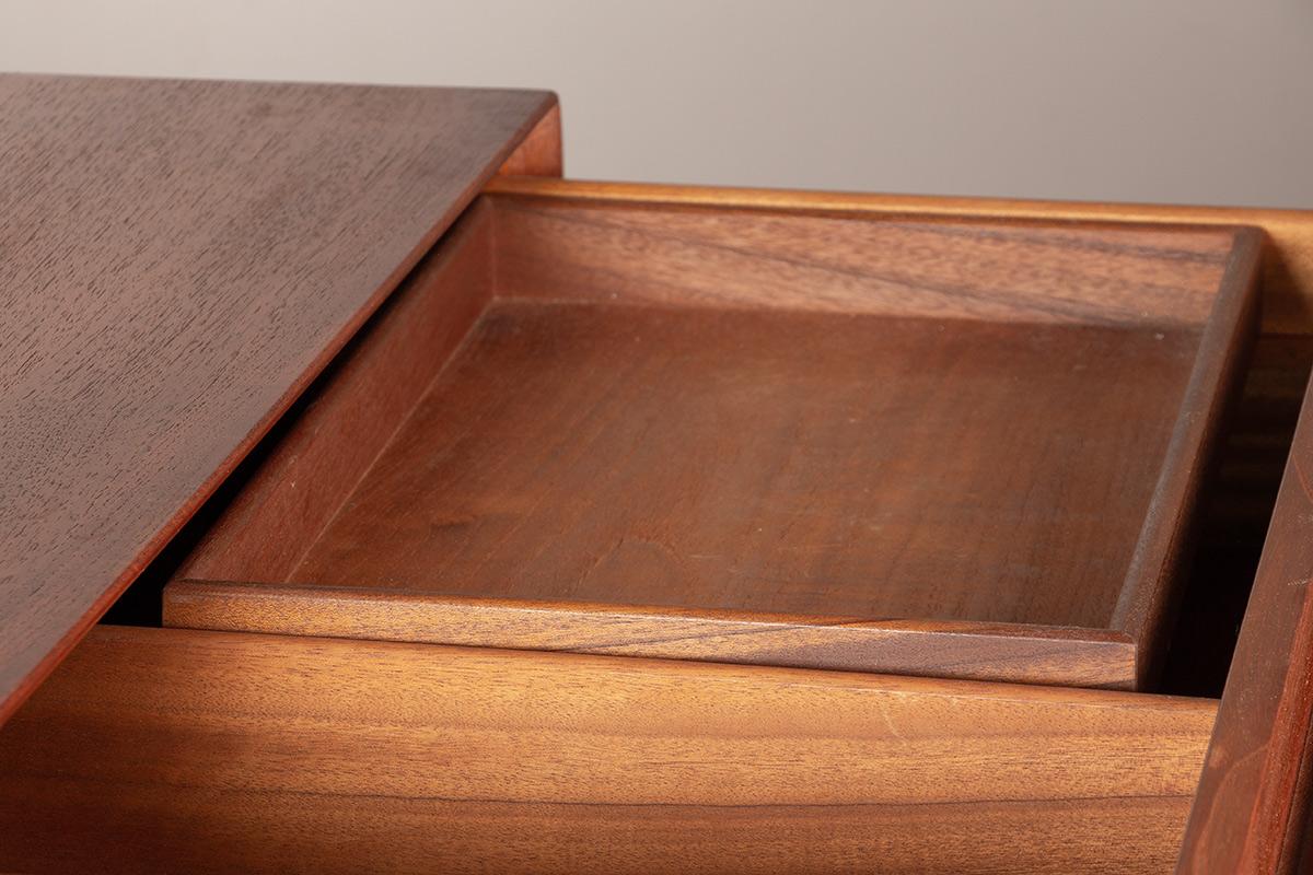 Danish teak chest of drawers, 4 drawers by Arne Vodder for Sibast 1960. For Sale 5