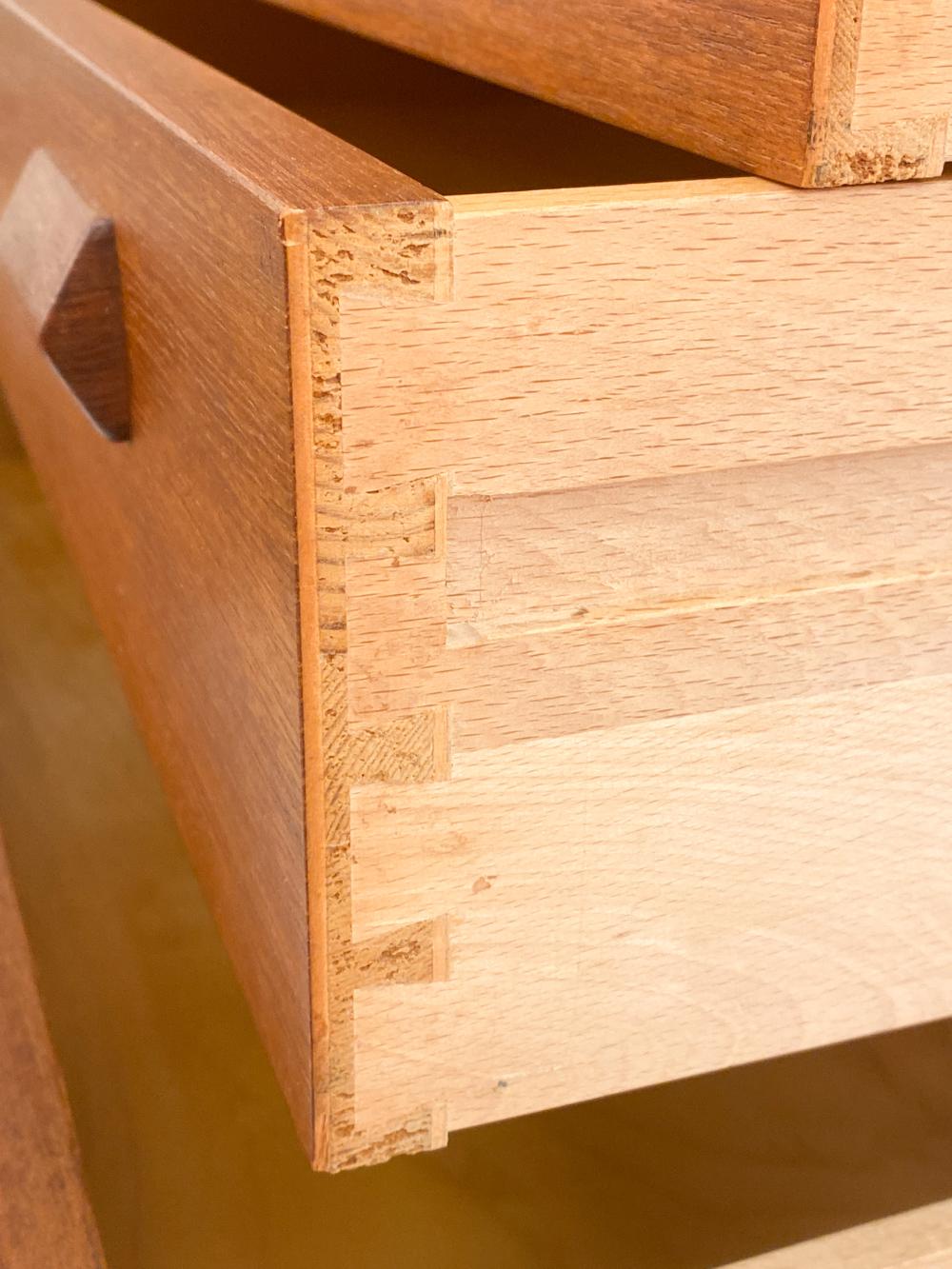 Danish Teak Chest of Drawers By Borge Mogensen For Soborg, C.1950's In Good Condition For Sale In Norwalk, CT