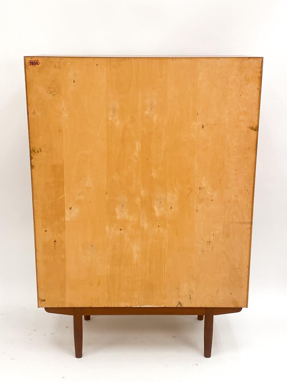 Danish Teak Chest of Drawers By Borge Mogensen For Soborg, C.1950's For Sale 4
