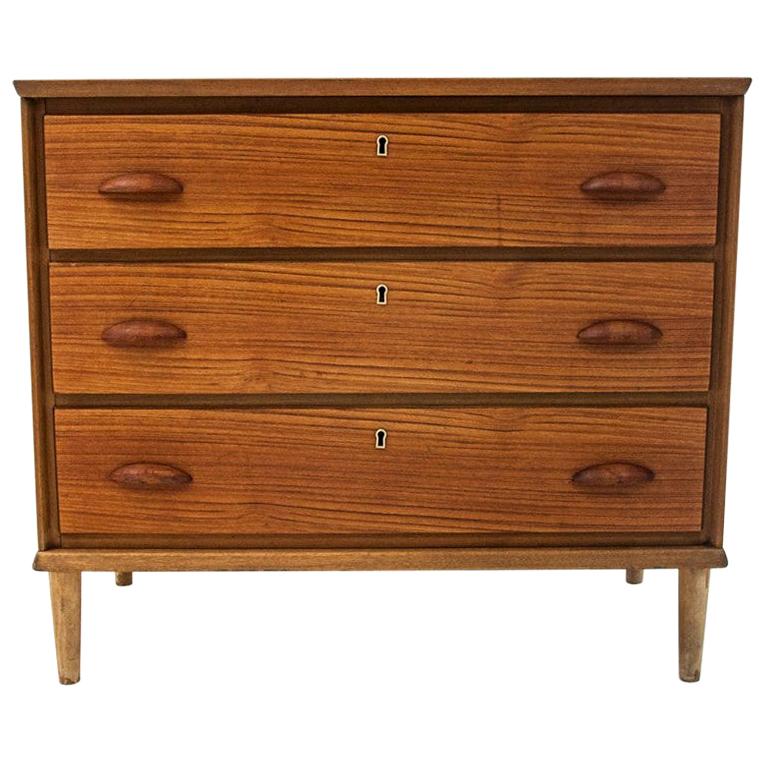 Danish Teak Chest of Drawers For Sale