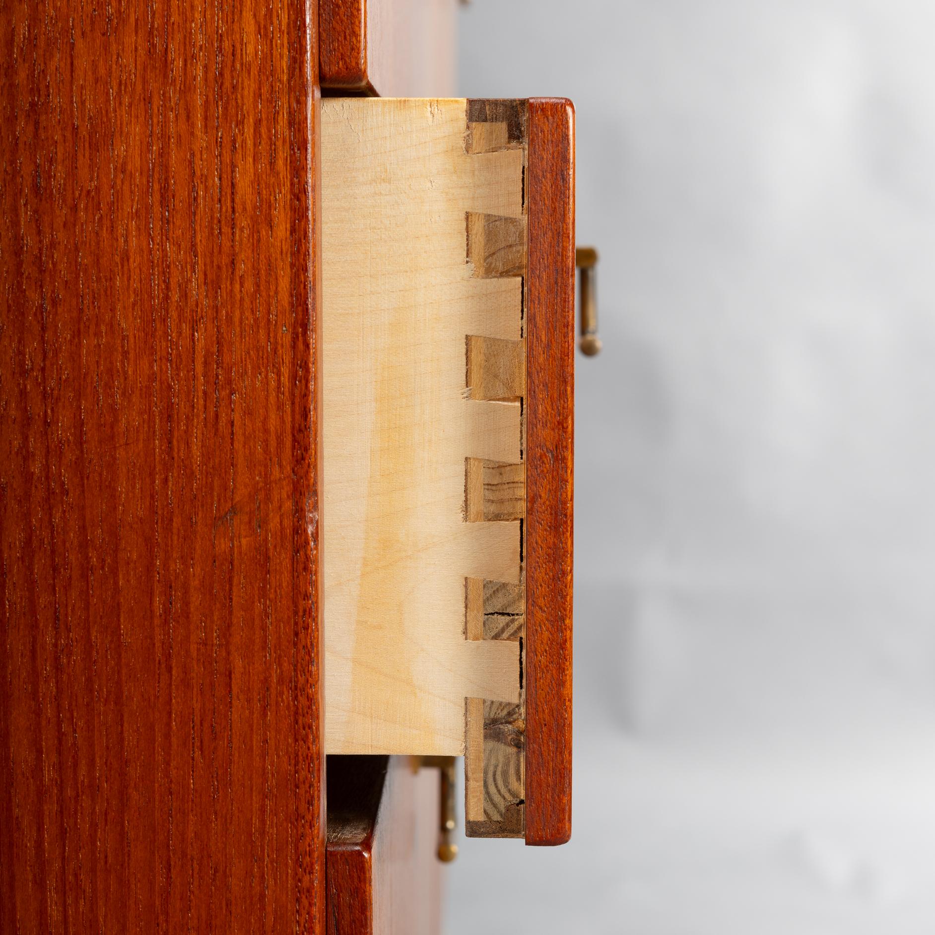Danish Teak Chest of Drawers No. 234 by Børge Mogensen for FDB Mobler, 1960s 9