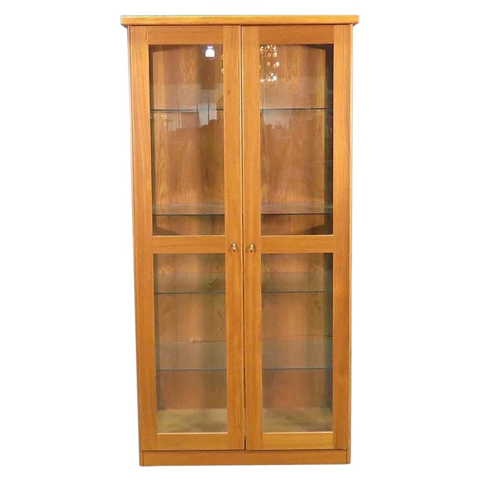 Danish Teak China Cabinet