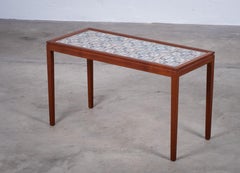 Danish Teak Coffee / Side Table with Tile Top, 1960s