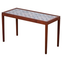 Danish Teak Coffee / Side Table with Tile Top, 1960s
