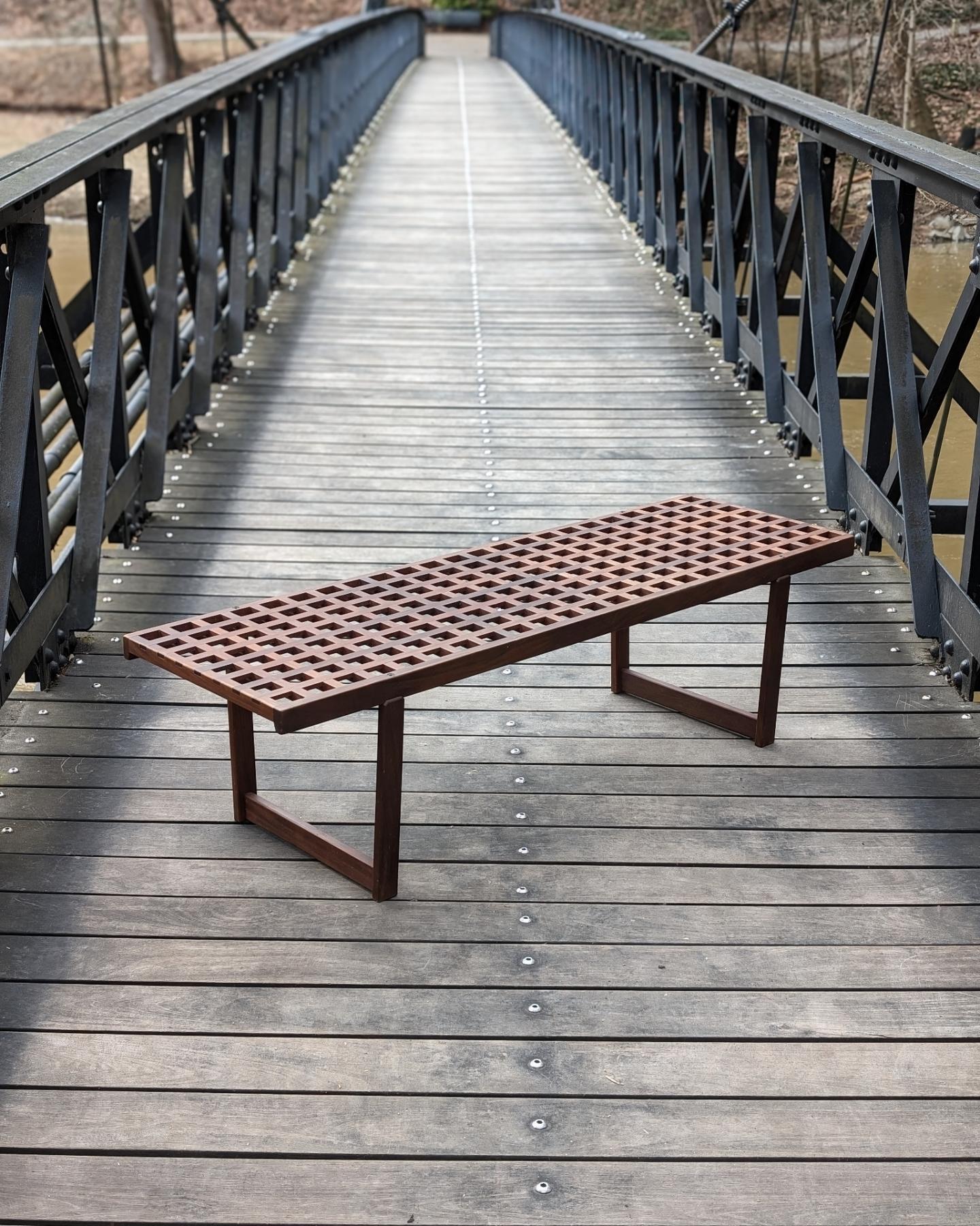 Danish Teak Coffee Table / Bench By Peter Løvig Nielsen In Good Condition In Wilmington, DE