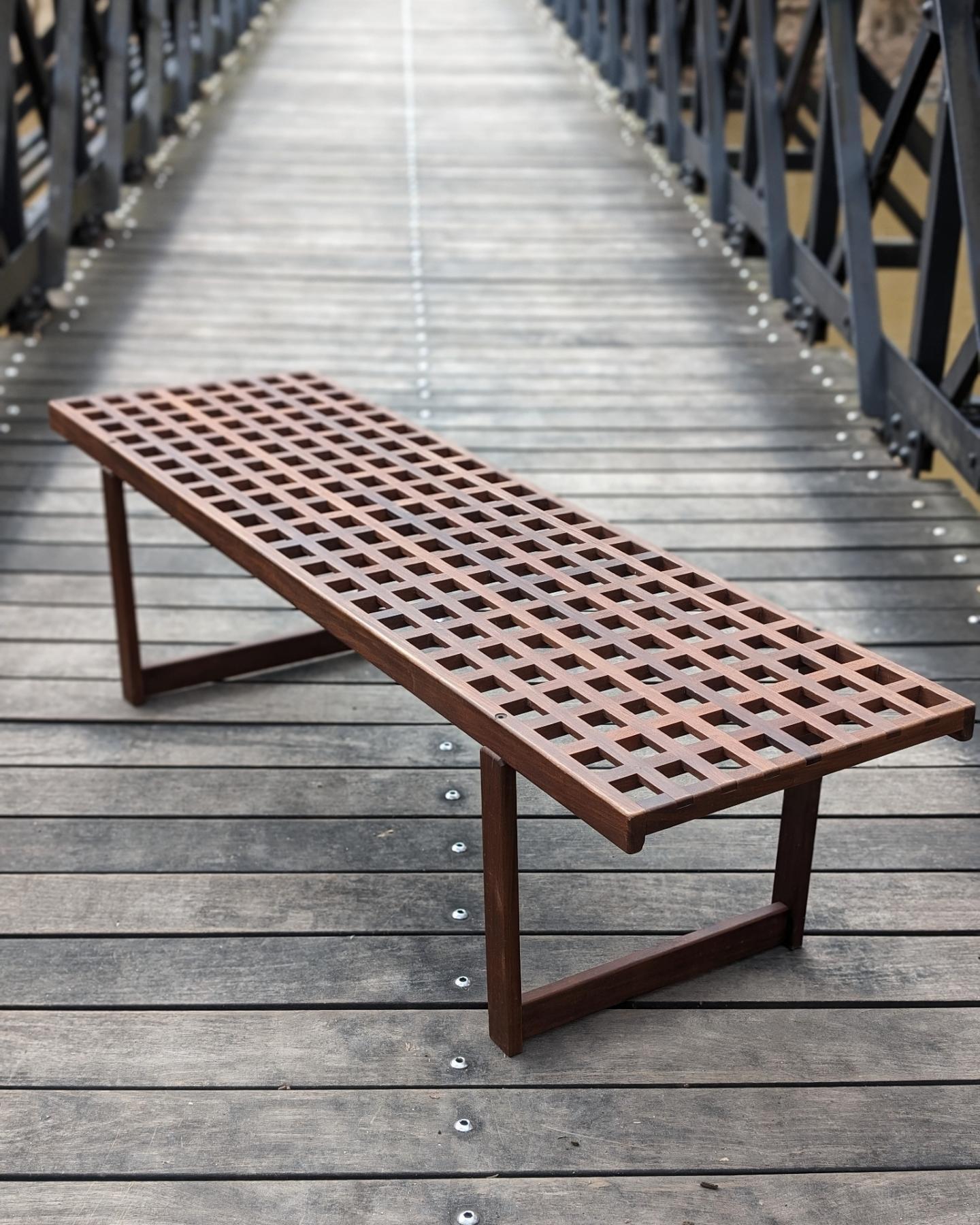 20th Century Danish Teak Coffee Table / Bench By Peter Løvig Nielsen