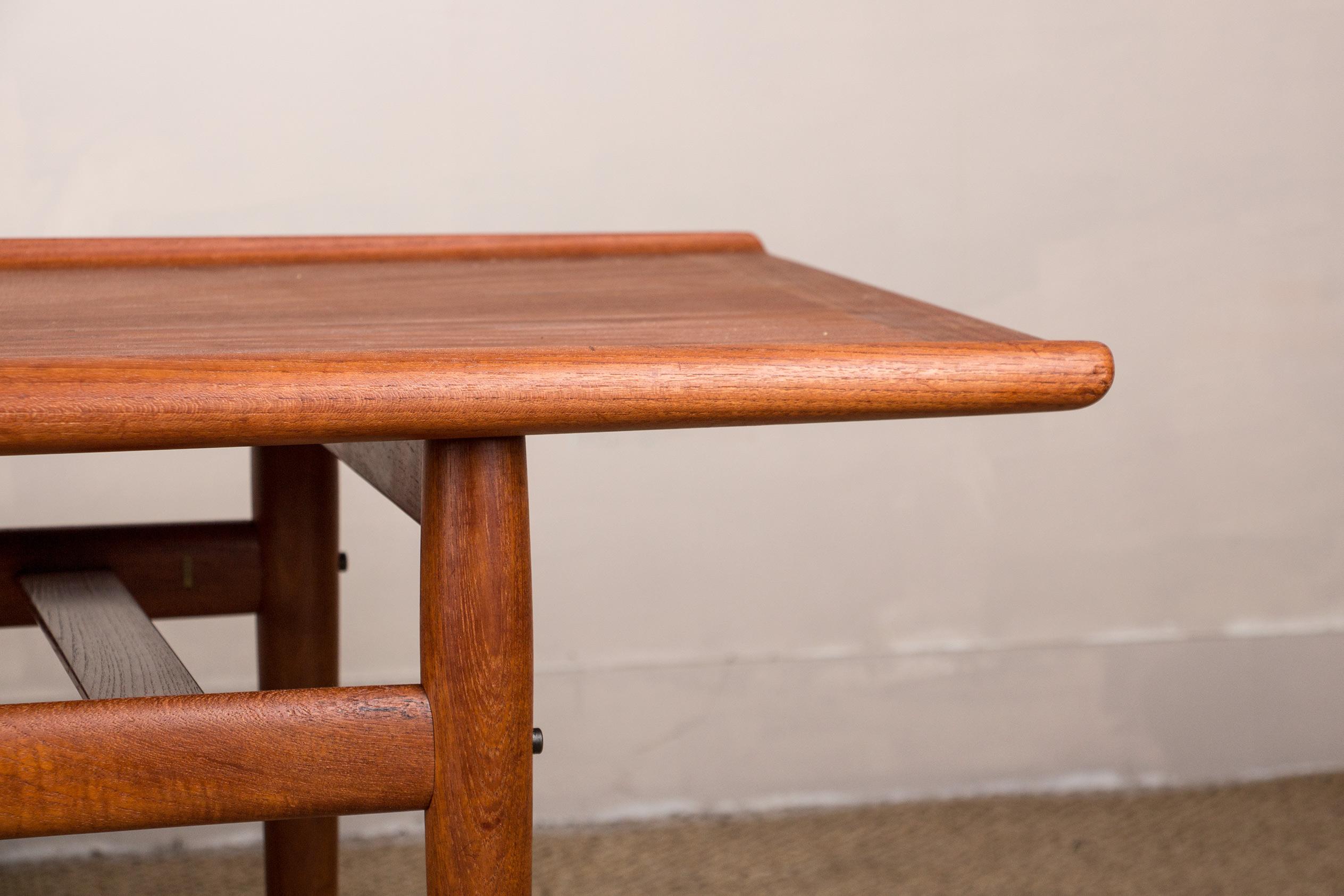 Mid-20th Century Danish Teak Coffee Table by Grete Jalk for Glostrup Mobelfabrik, 1960