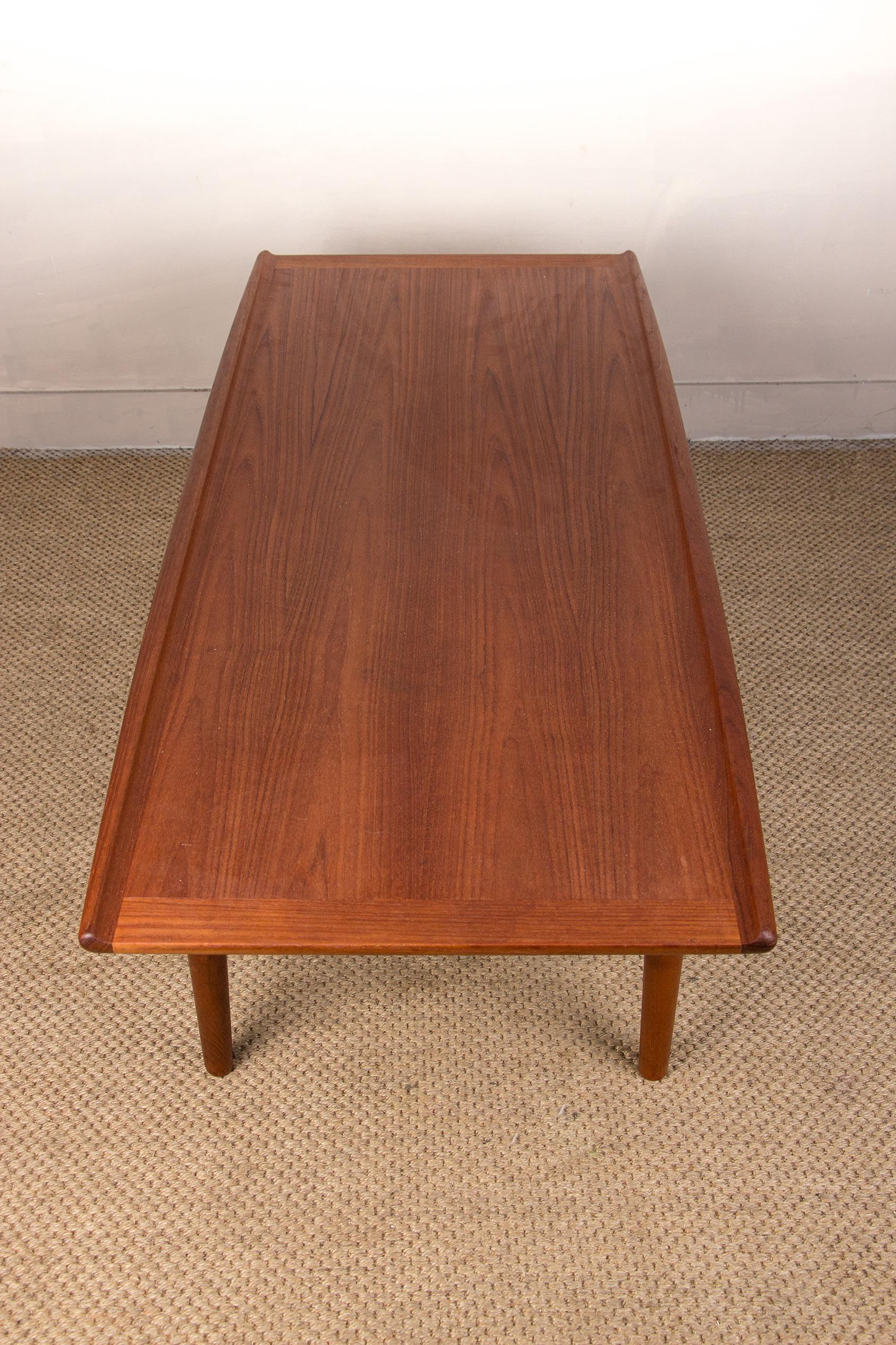 Danish Teak Coffee Table by Grete Jalk for Glostrup Mobelfabrik, 1960 2