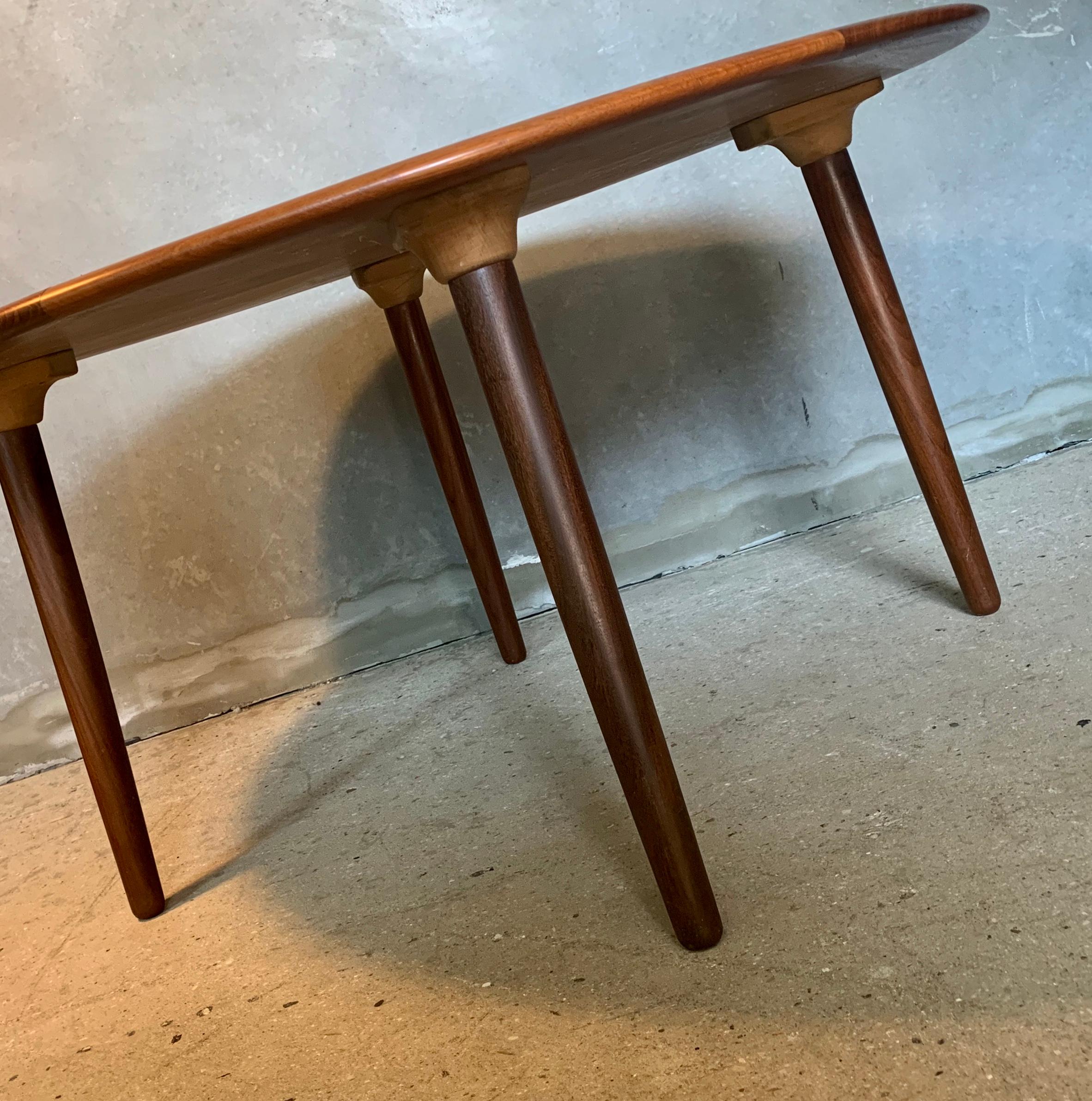 Danish Teak Coffee Table by H. W. Klein for Bramin, 1960s 7