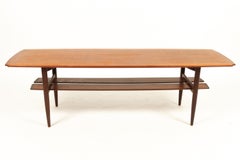 Danish Teak Coffee Table by H. W. Klein for Bramin, 1960s