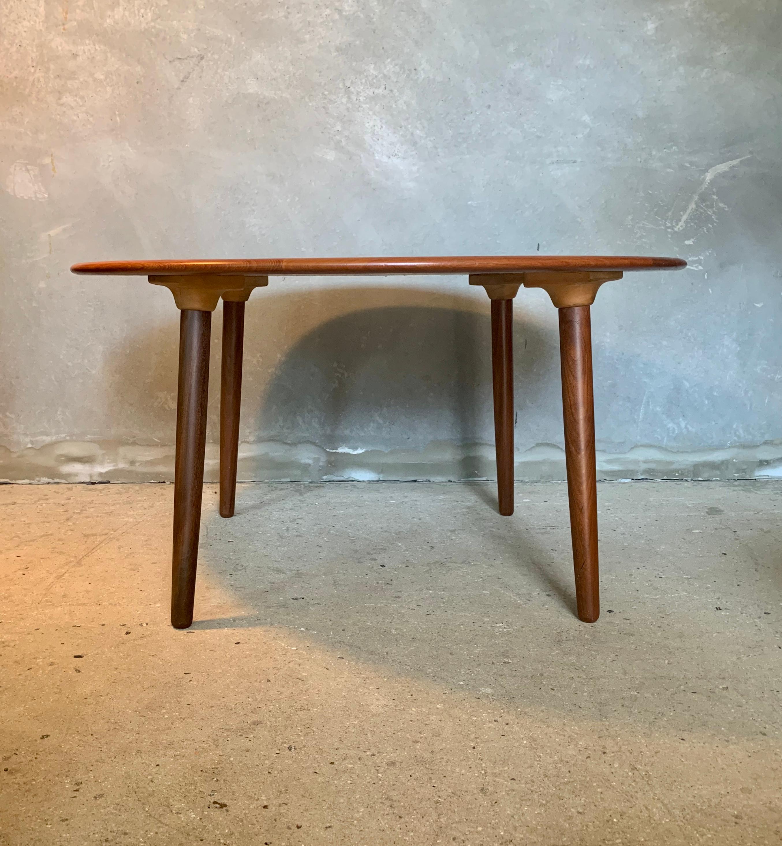 Danish Teak Coffee Table by H. W. Klein for Bramin, 1960s 2