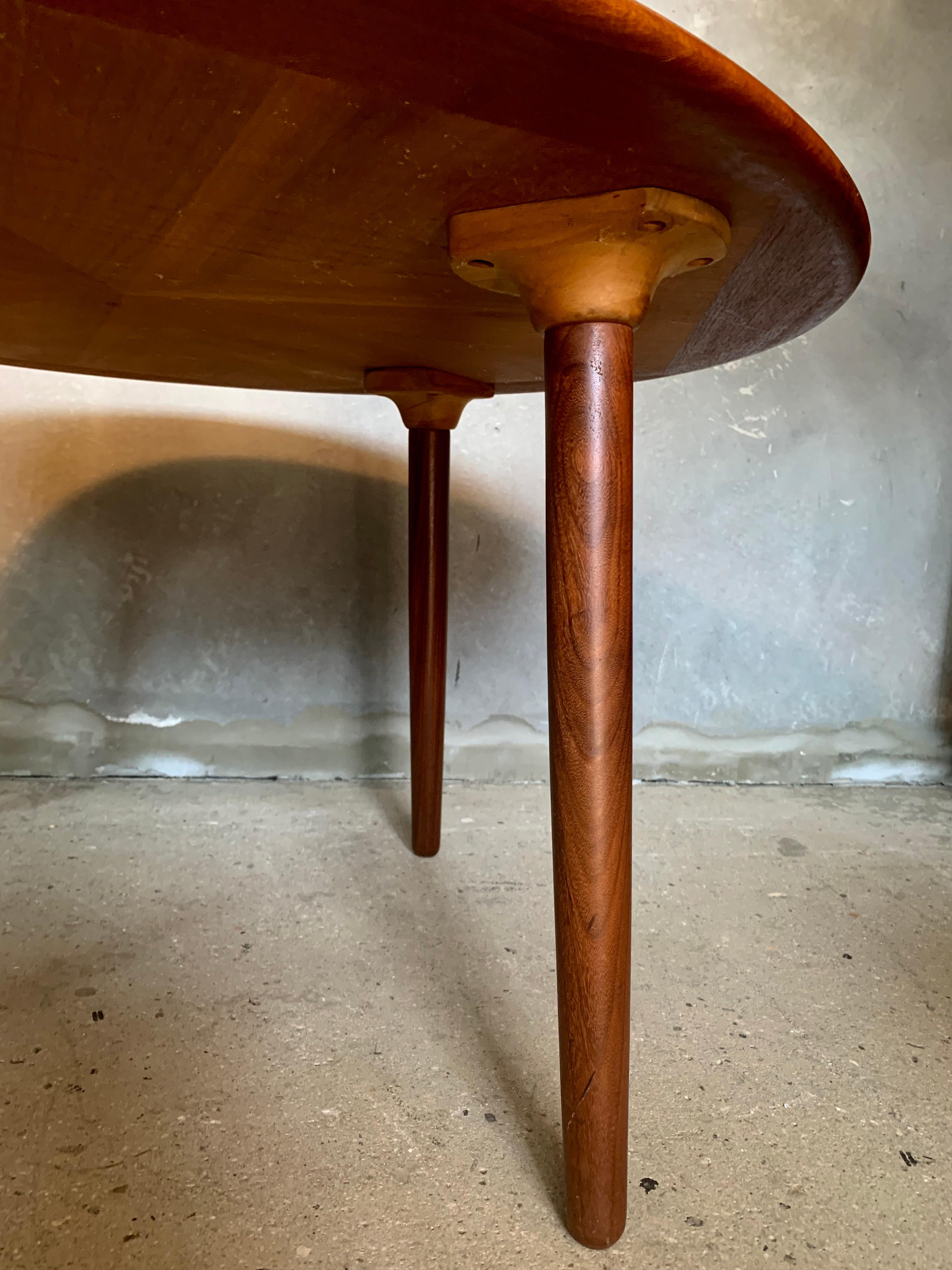 Danish Teak Coffee Table by H. W. Klein for Bramin, 1960s 3