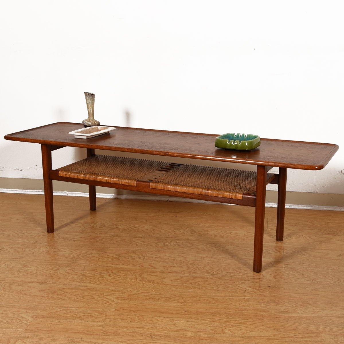 20th Century Danish Teak Coffee Table by Hans Wegner for Andreas Tuck For Sale