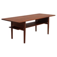 Danish Teak Coffee Table by Ib Kofod Larsen for Christensen & Larsen, 1950s.