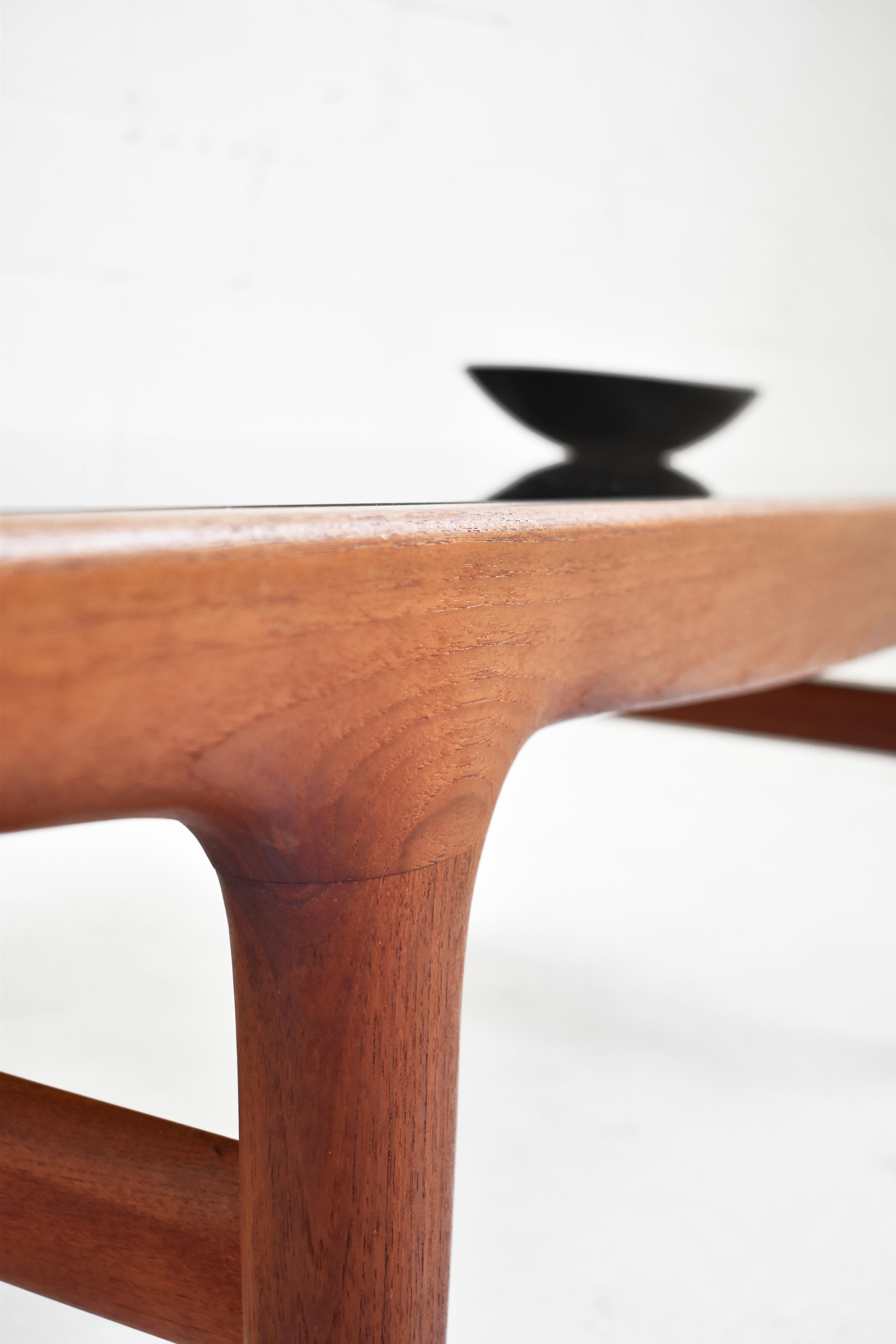 Danish Teak Coffee Table by Johannes Andersen for Uldum Møbelfabrik In Good Condition In TORONTO, CA