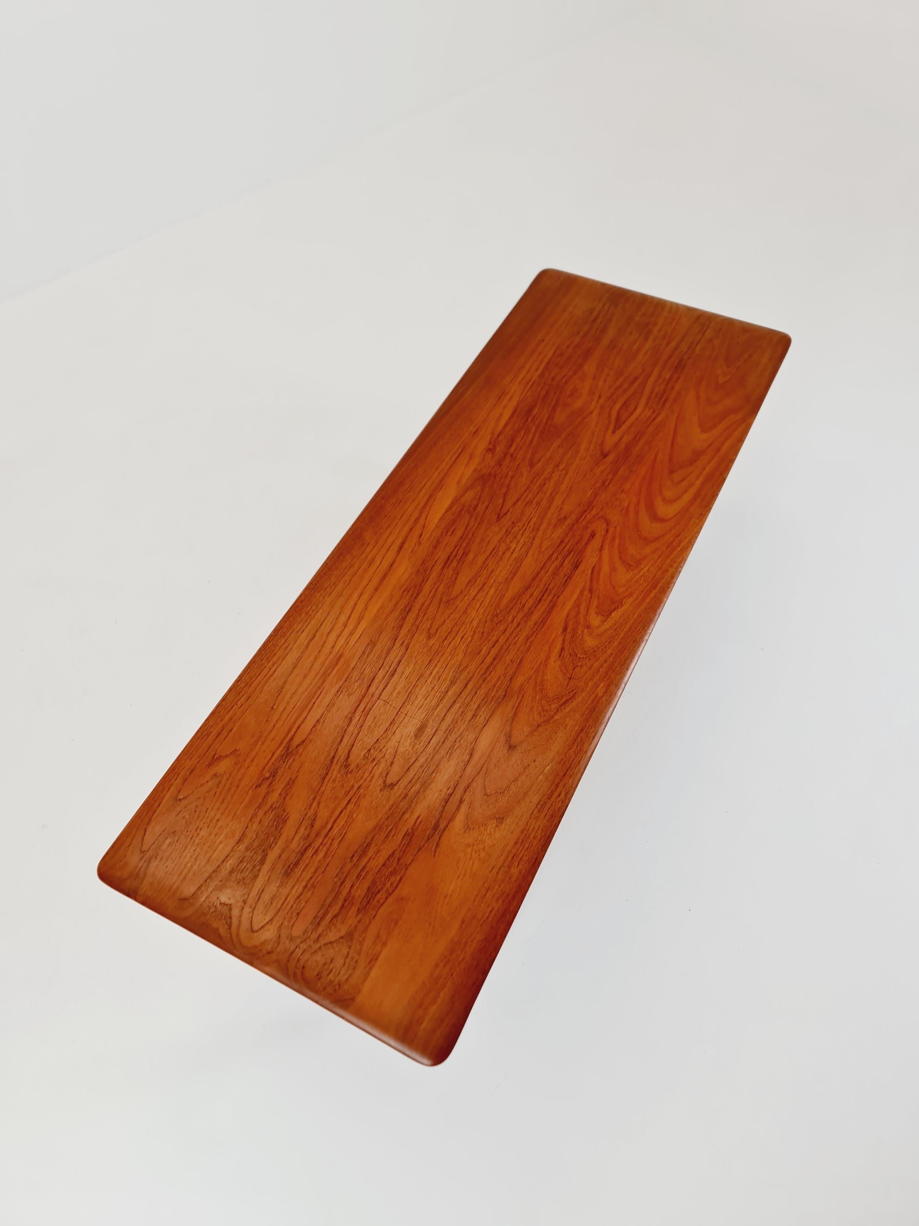 Dänischer Couchtisch aus Teakholz von Peter Hvidt &Orla Mølgaard  für France und Søn, 1960 im Angebot 3