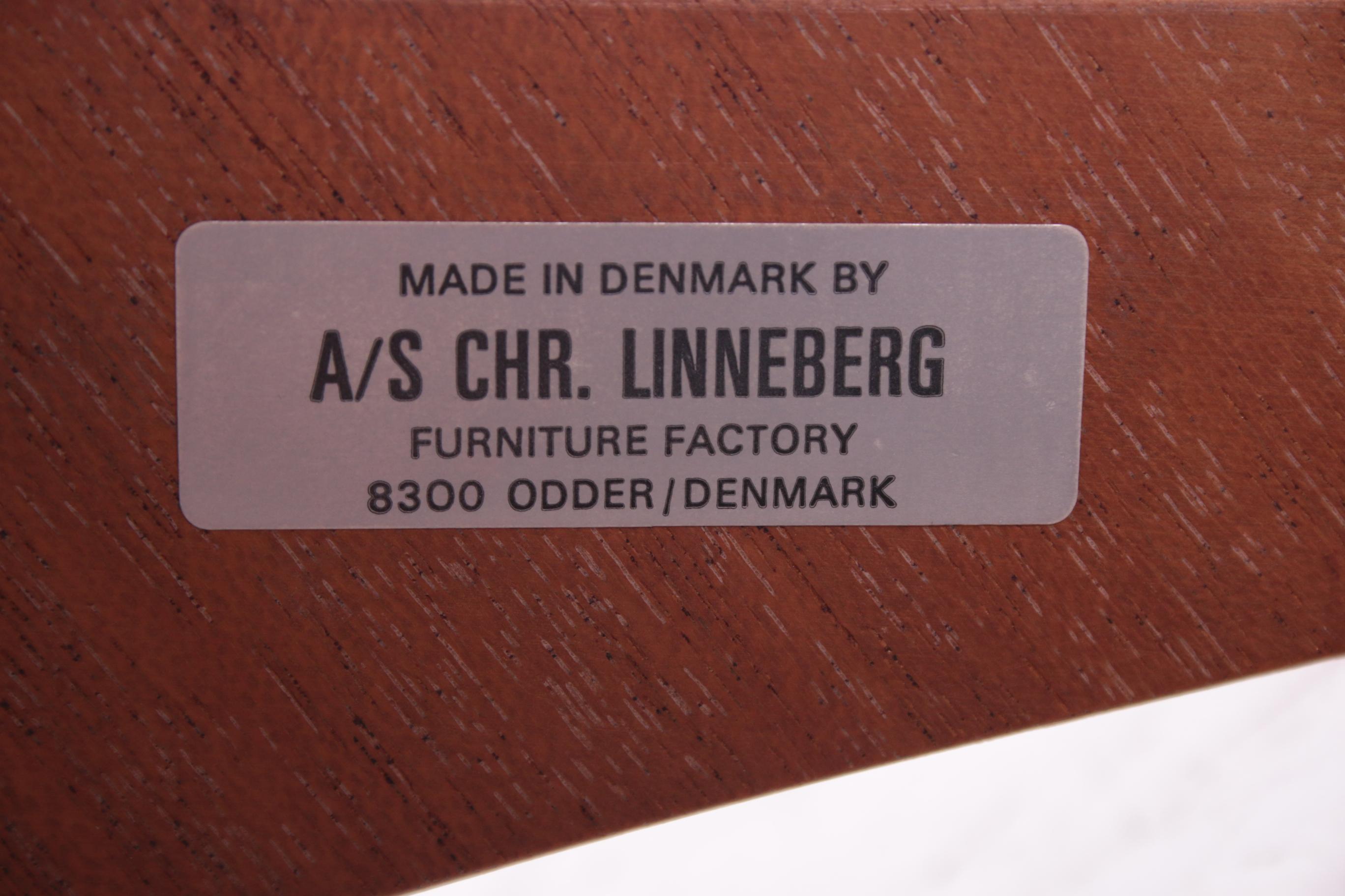 Table basse danoise en teck de Sven Ellekaer pour Christiaan Linneberg, années 1960 Bon état - En vente à Oostrum-Venray, NL
