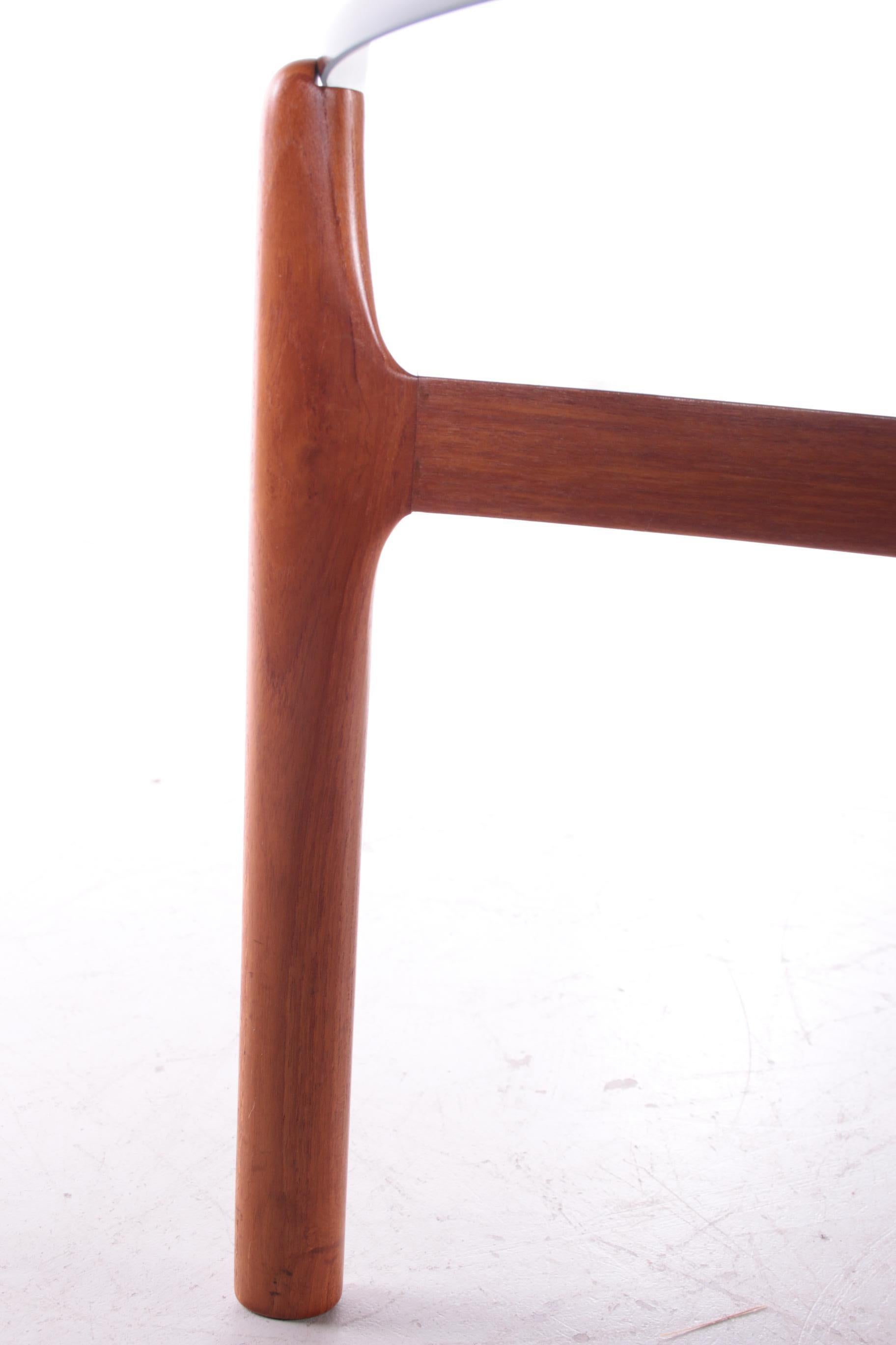 Table basse danoise en teck de Sven Ellekaer pour Christiaan Linneberg, années 1960 2