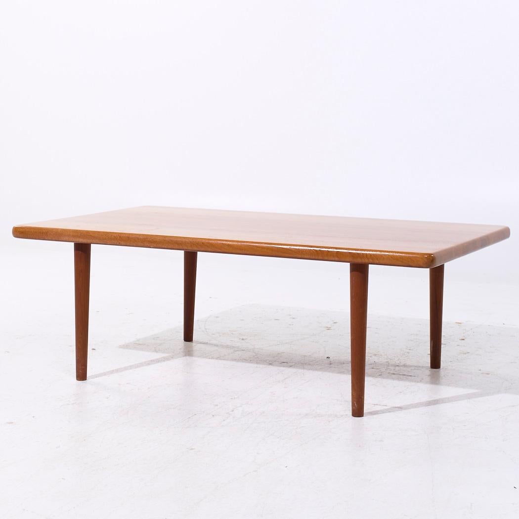 Mid-Century Modern Danish Teak Coffee Table For Sale