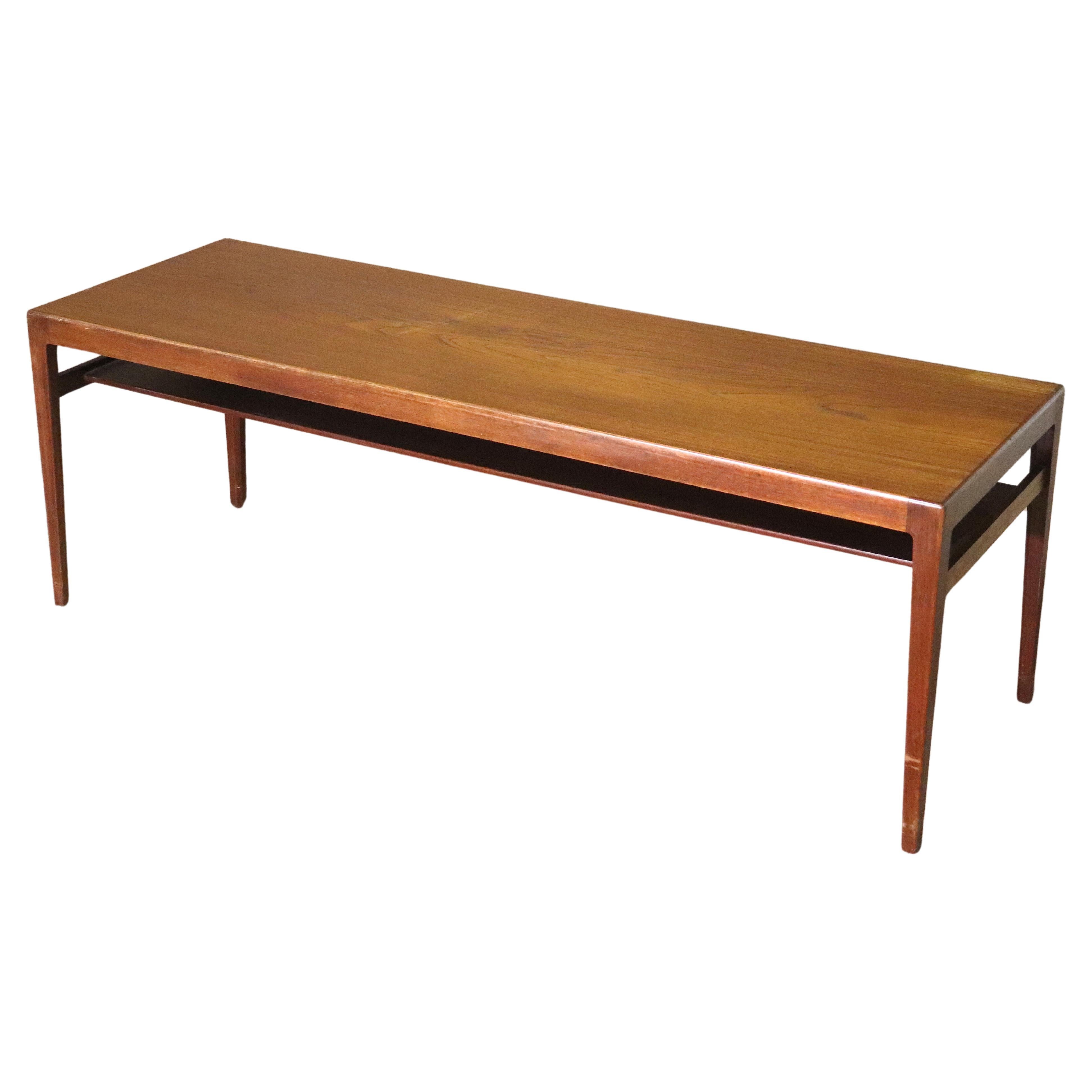 Danish Teak Coffee Table For Sale