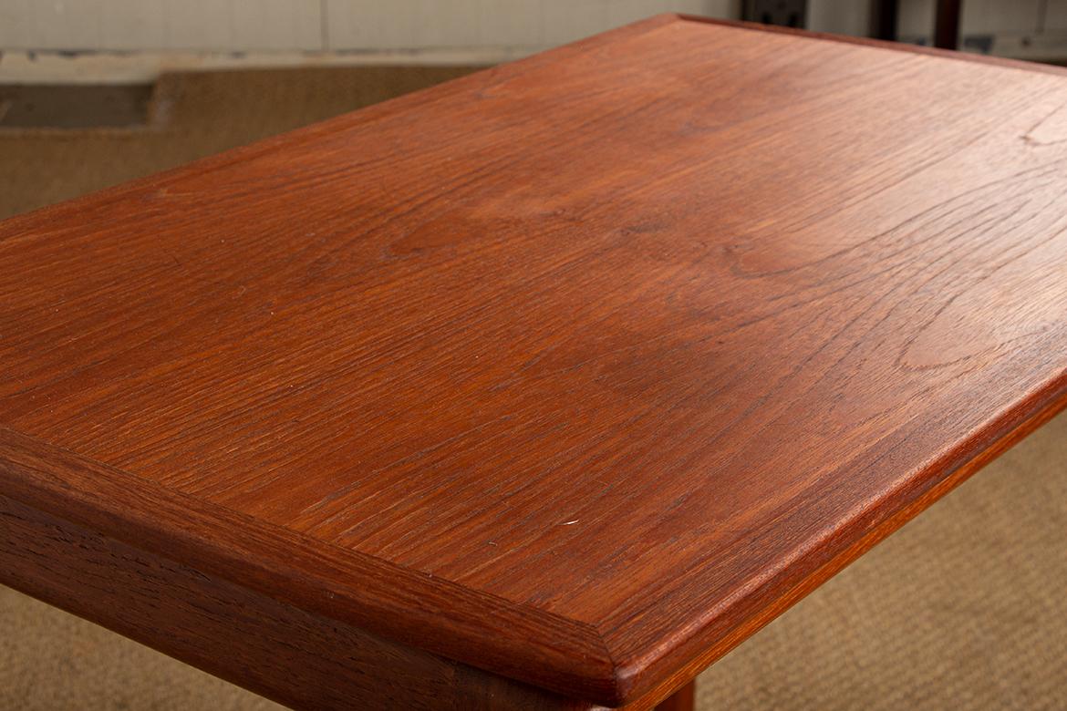 Dänischer Couchtisch aus Teakholz Modell 019 von Ole Wansher für Poul Jeppesen 1960. im Angebot 8