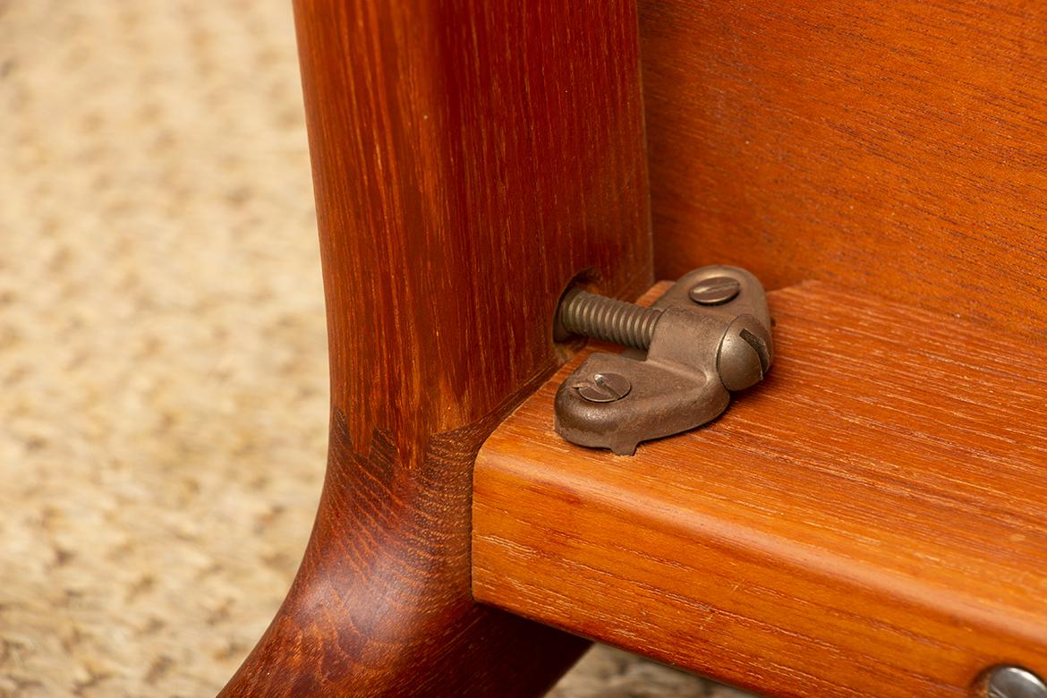 Dänischer Couchtisch aus Teakholz Modell 019 von Ole Wansher für Poul Jeppesen 1960. im Angebot 12