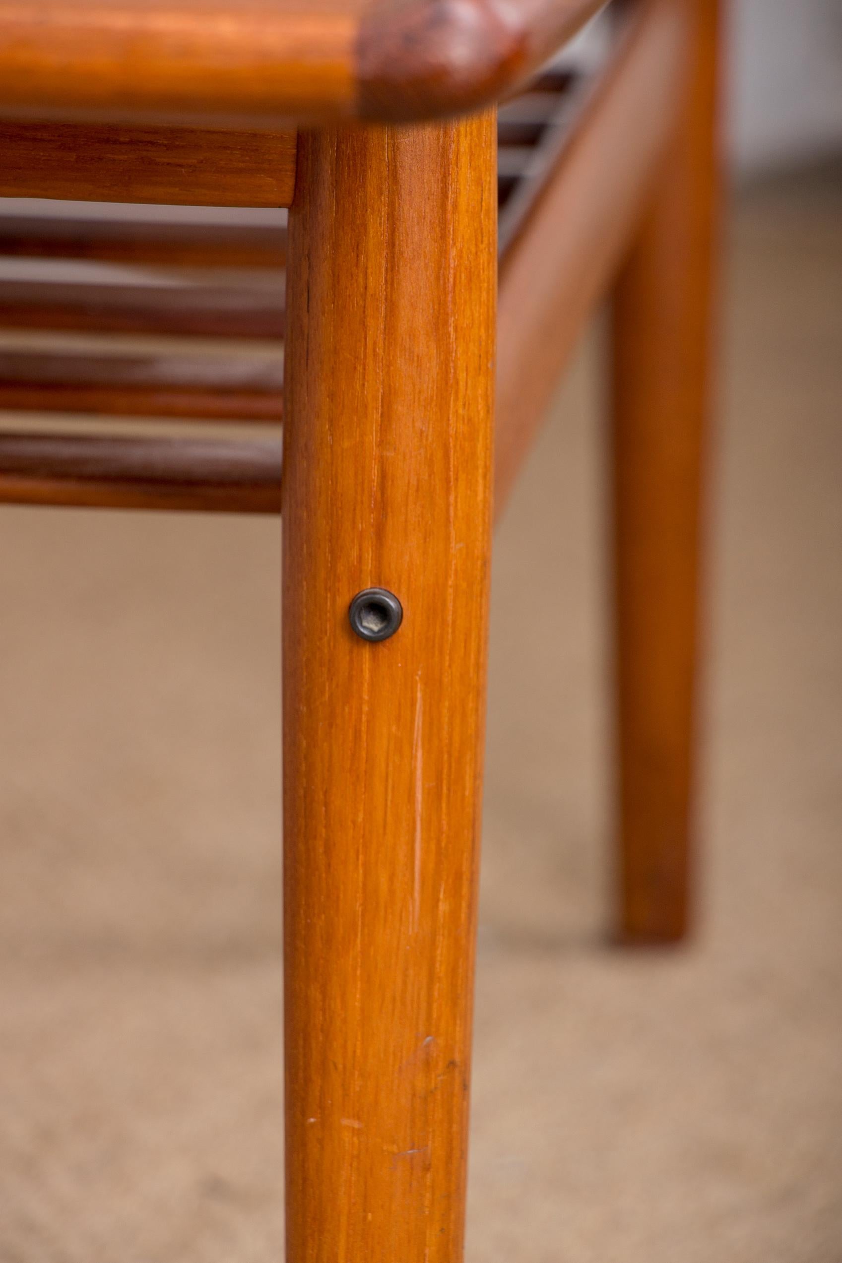 Danish teak coffee table, two levels, by Grete Jalk/Glostrup Mobelfabrik 1960. im Angebot 1