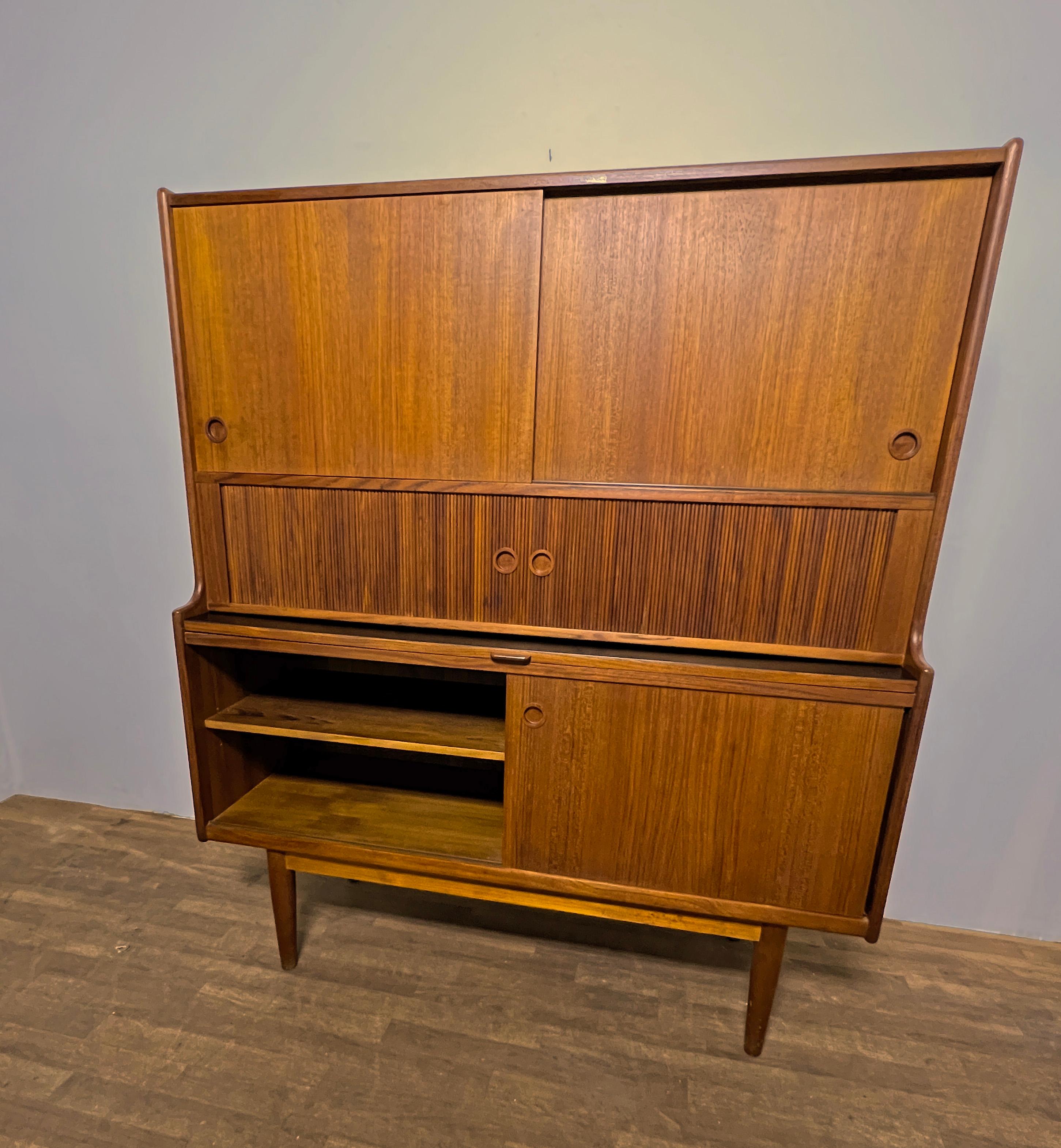 Danish Teak Credenza Attributed to Johannes Anderson, Circa 1960s 6